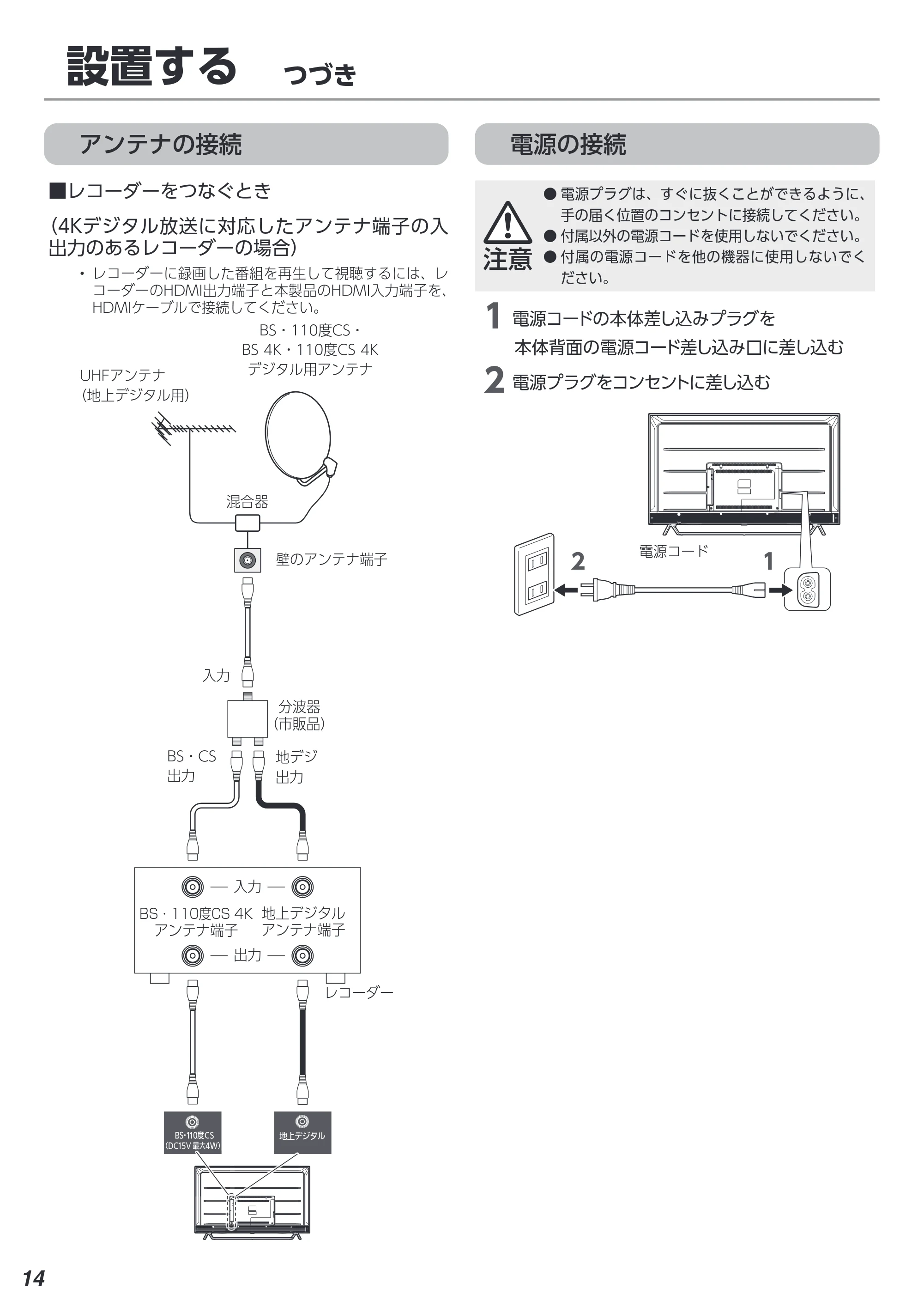 アイリスオーヤマ XDA20 取扱説明書 — 原本ページ — 14ページ