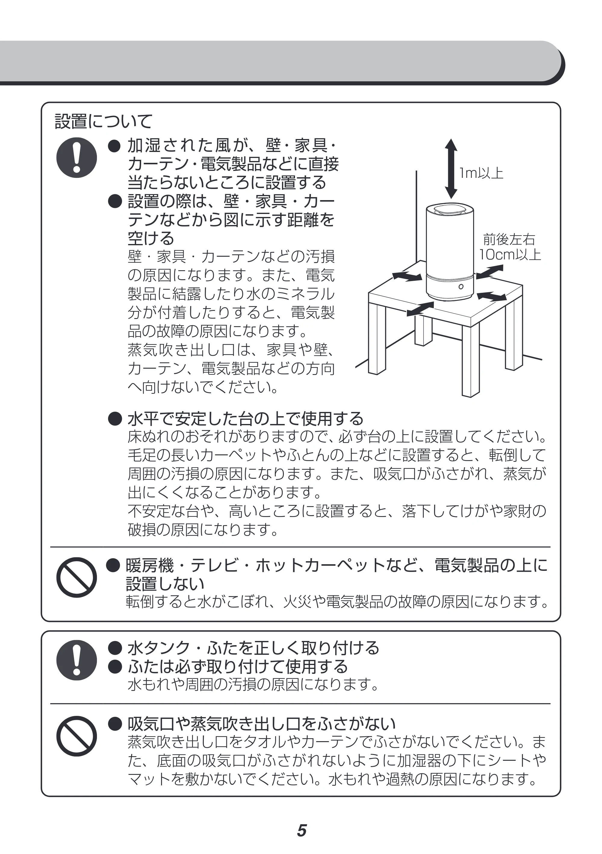 アイリスオーヤマ AHM-UU23A 取扱説明書 — 原本ページ — 5ページ