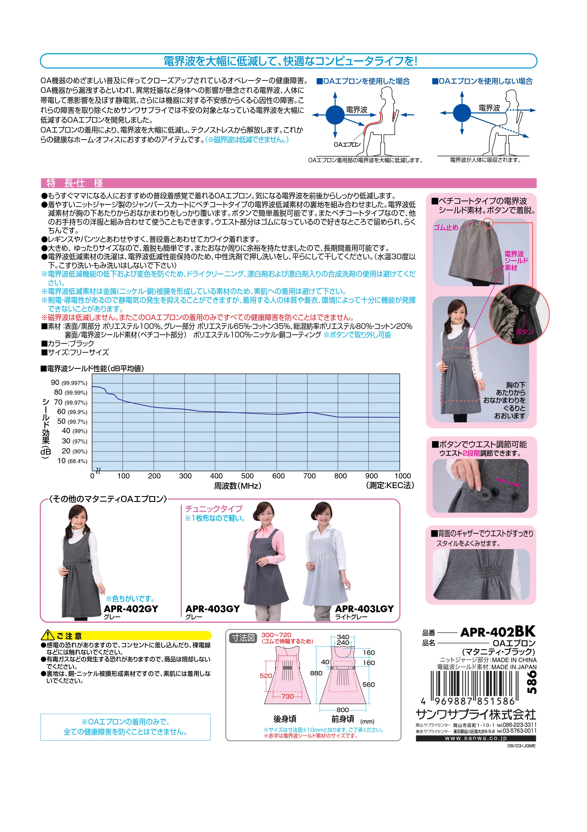 サンワサプライ APR-402BK 取扱説明書 — 原本ページ — 1ページ