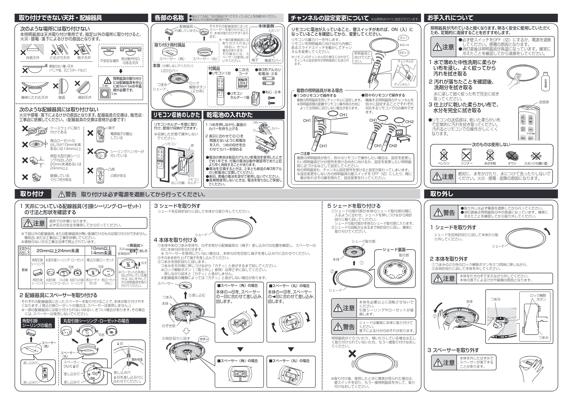 アイリスオーヤマ CEA-2208DLACKW 取扱説明書 — 原本ページ — 2ページ