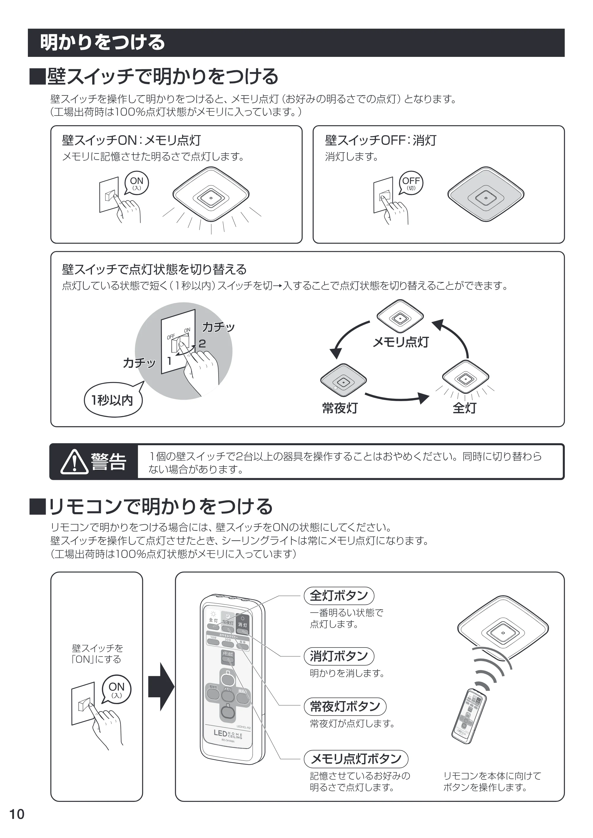 アイリスオーヤマ CL12DL-K1 取扱説明書 — 原本ページ — 10ページ