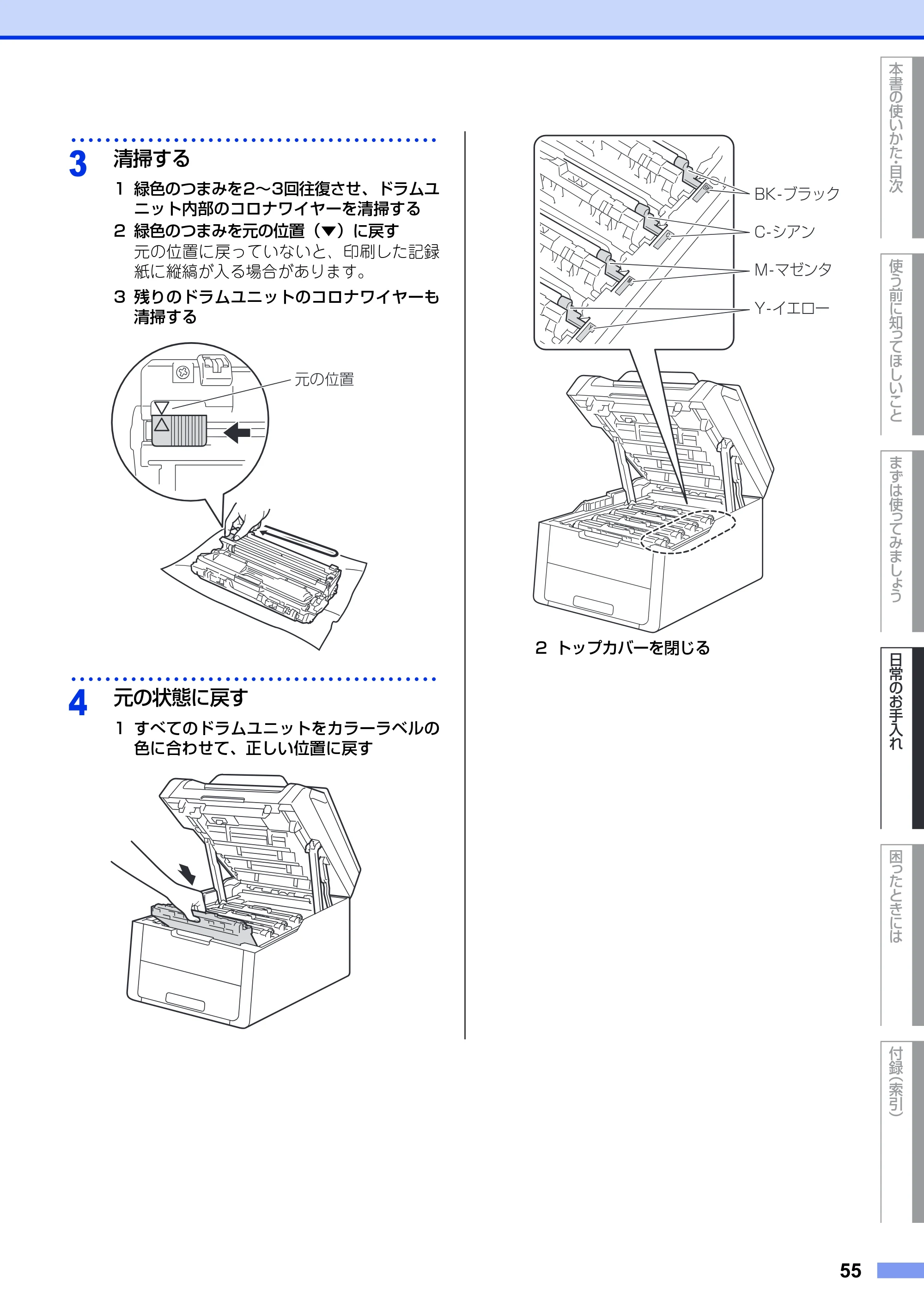 ブラザー DCP-9020CDW ユーザーズガイド ～基本編～ — 原本ページ — 55ページ