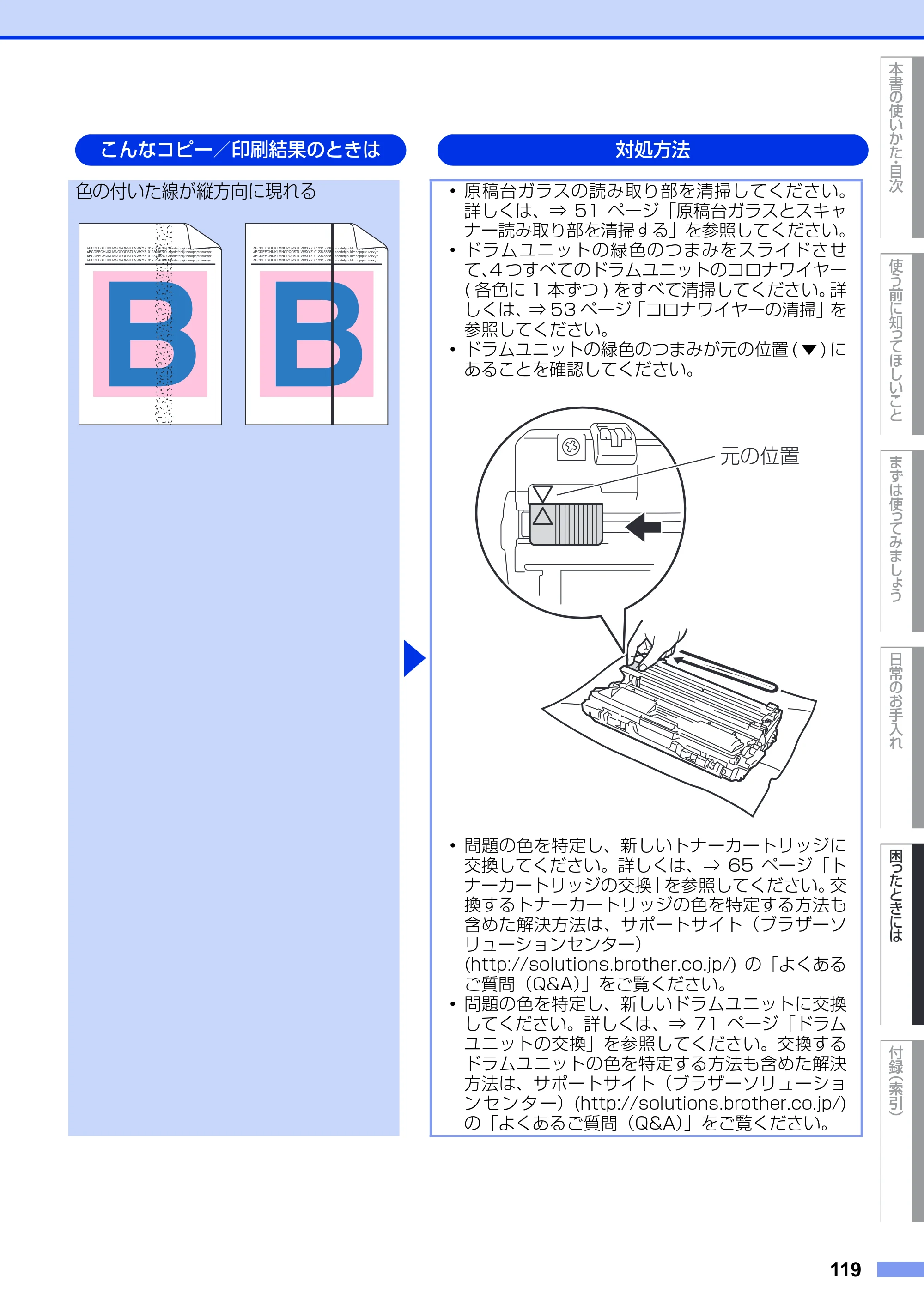ブラザー DCP-9020CDW ユーザーズガイド ～基本編～ — 原本ページ — 119ページ