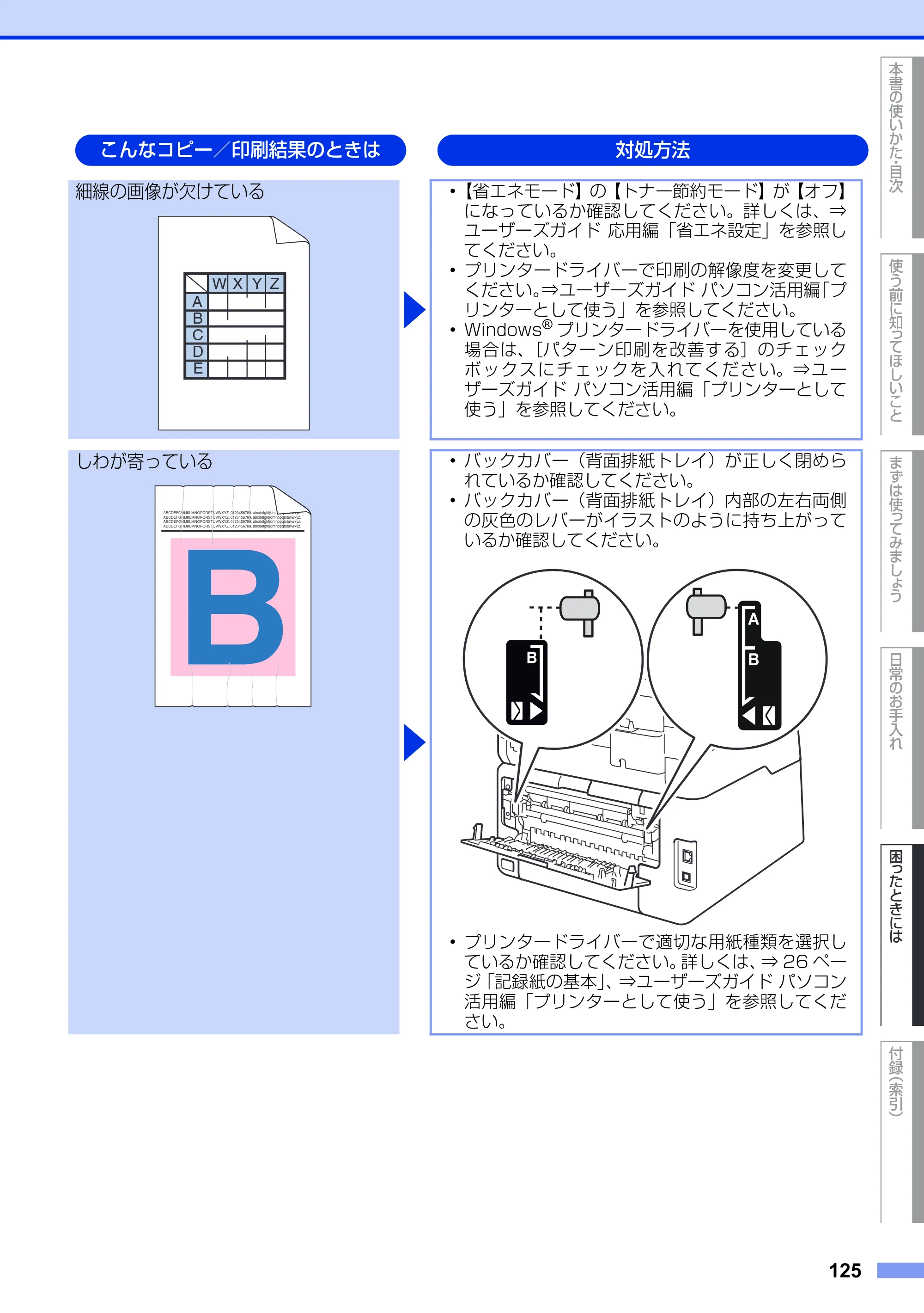 ブラザー DCP-9020CDW ユーザーズガイド ～基本編～ — 原本ページ — 125ページ