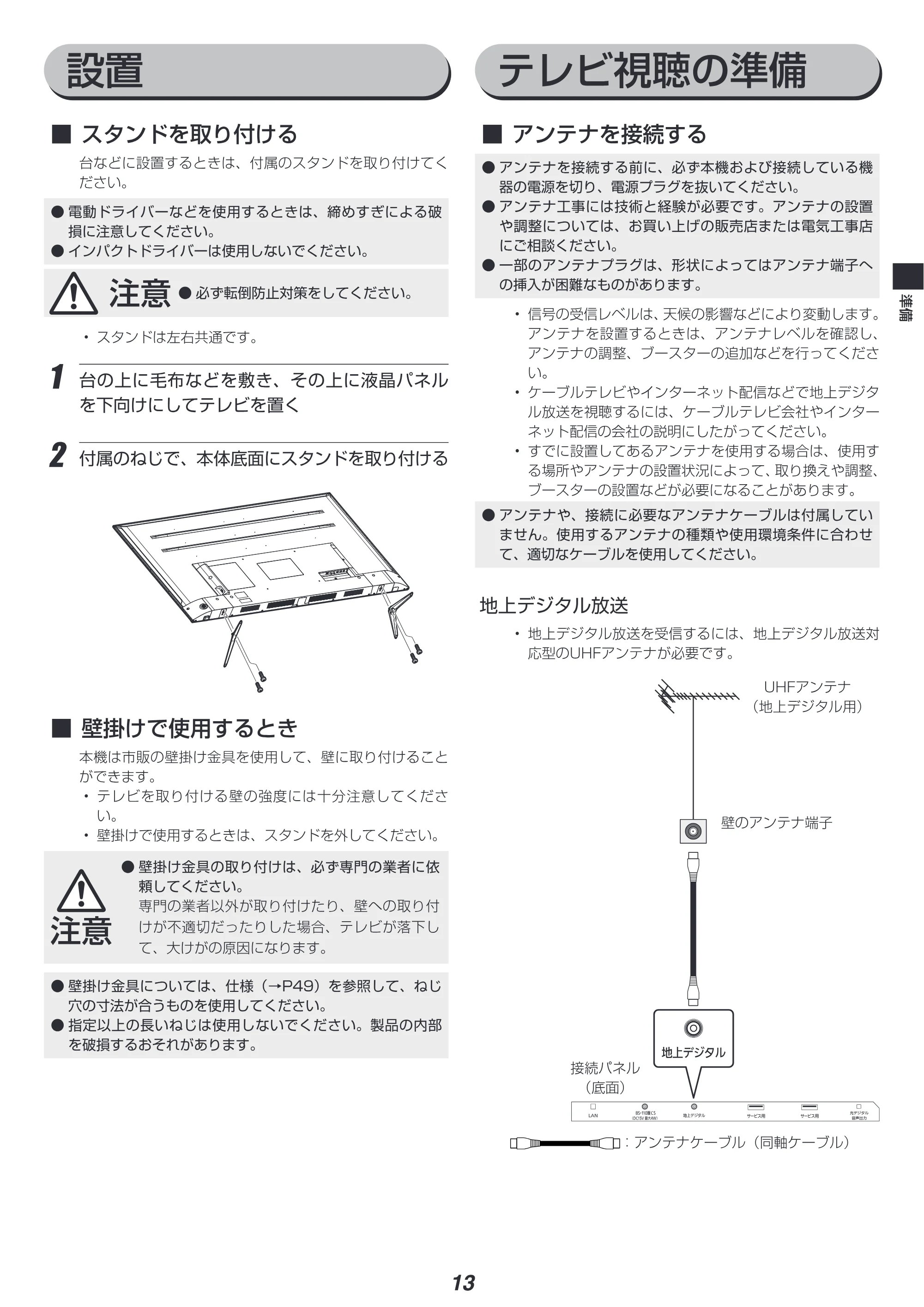 アイリスオーヤマ XUC35 取扱説明書 — 原本ページ — 13ページ