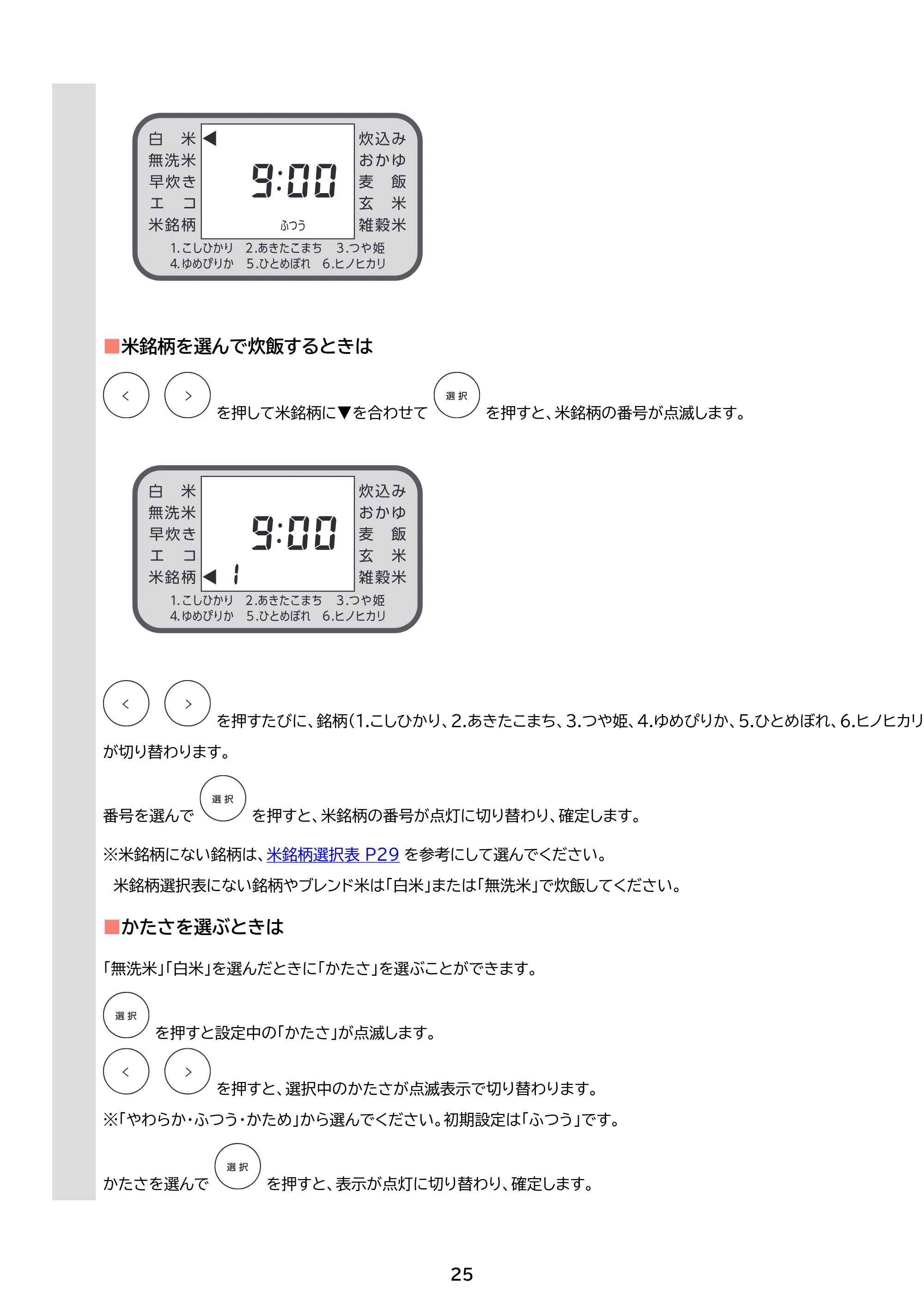 アイリスオーヤマ RC-MSA30-HA 取扱説明書 — 原本ページ — 25ページ