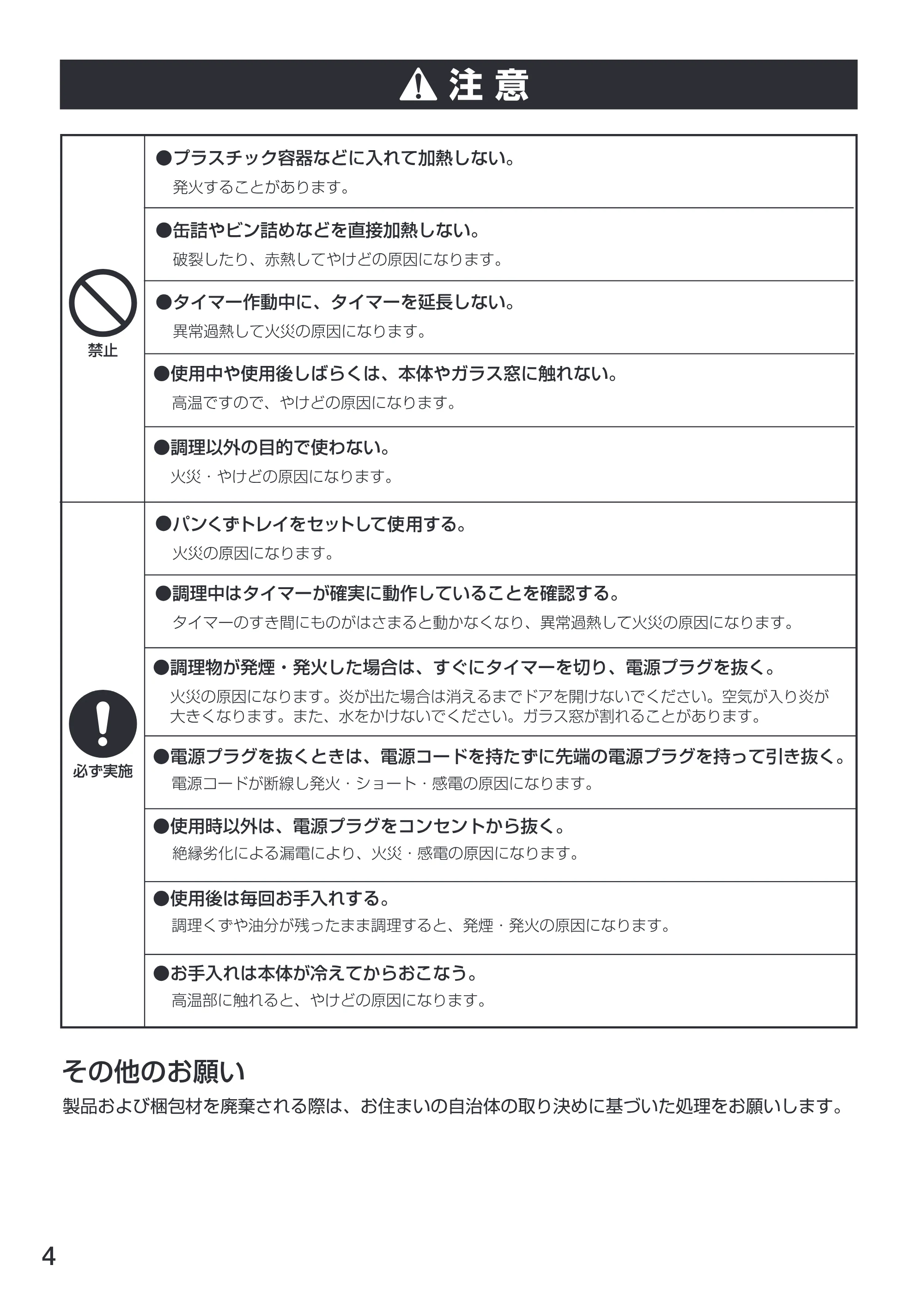 アイリスオーヤマ EOT-100K 取扱説明書 — 原本ページ — 4ページ