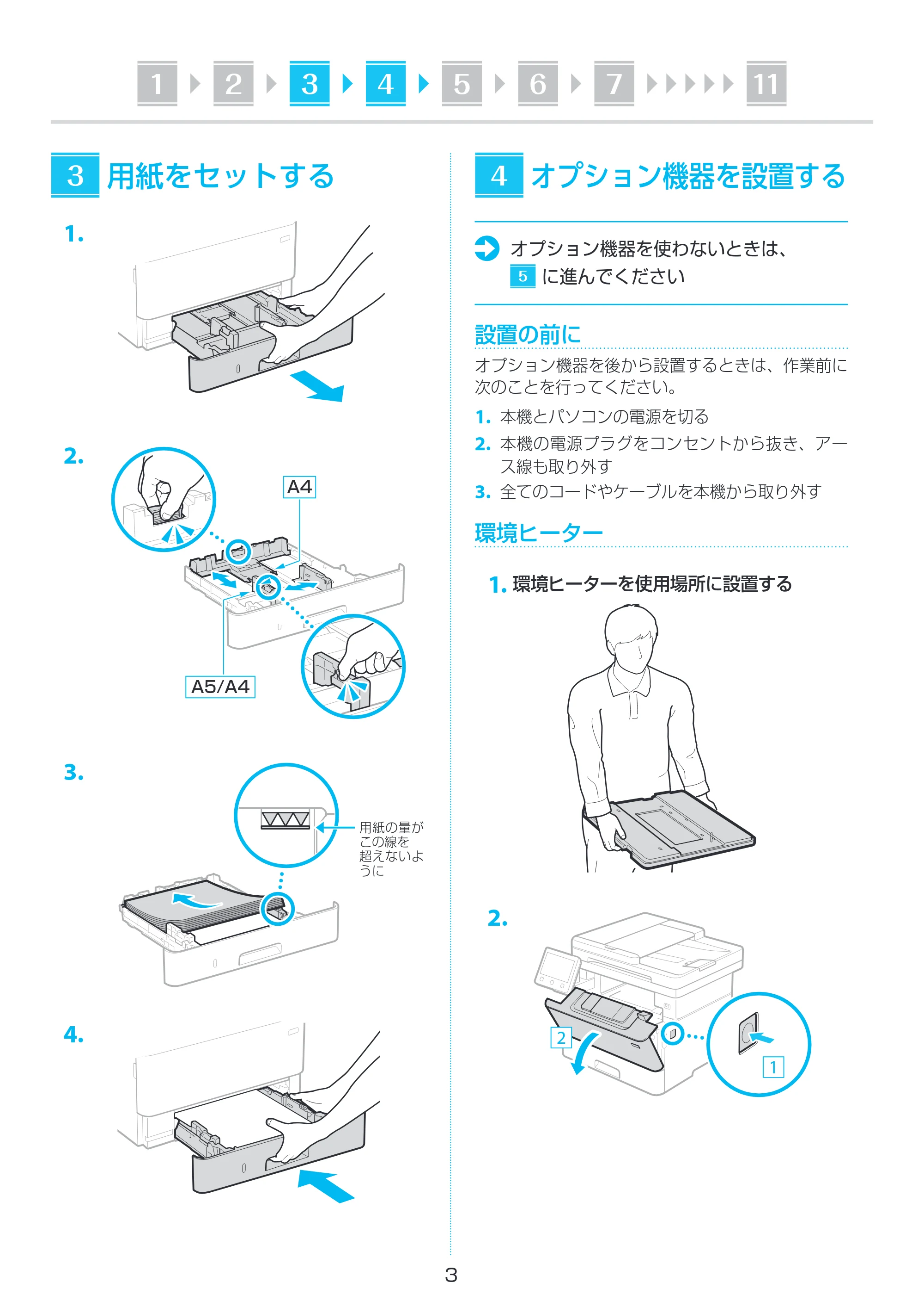 キヤノン MF467dw セットアップガイド 2023年5月25日掲載(PDF:1.78MB) — 原本ページ — 3ページ