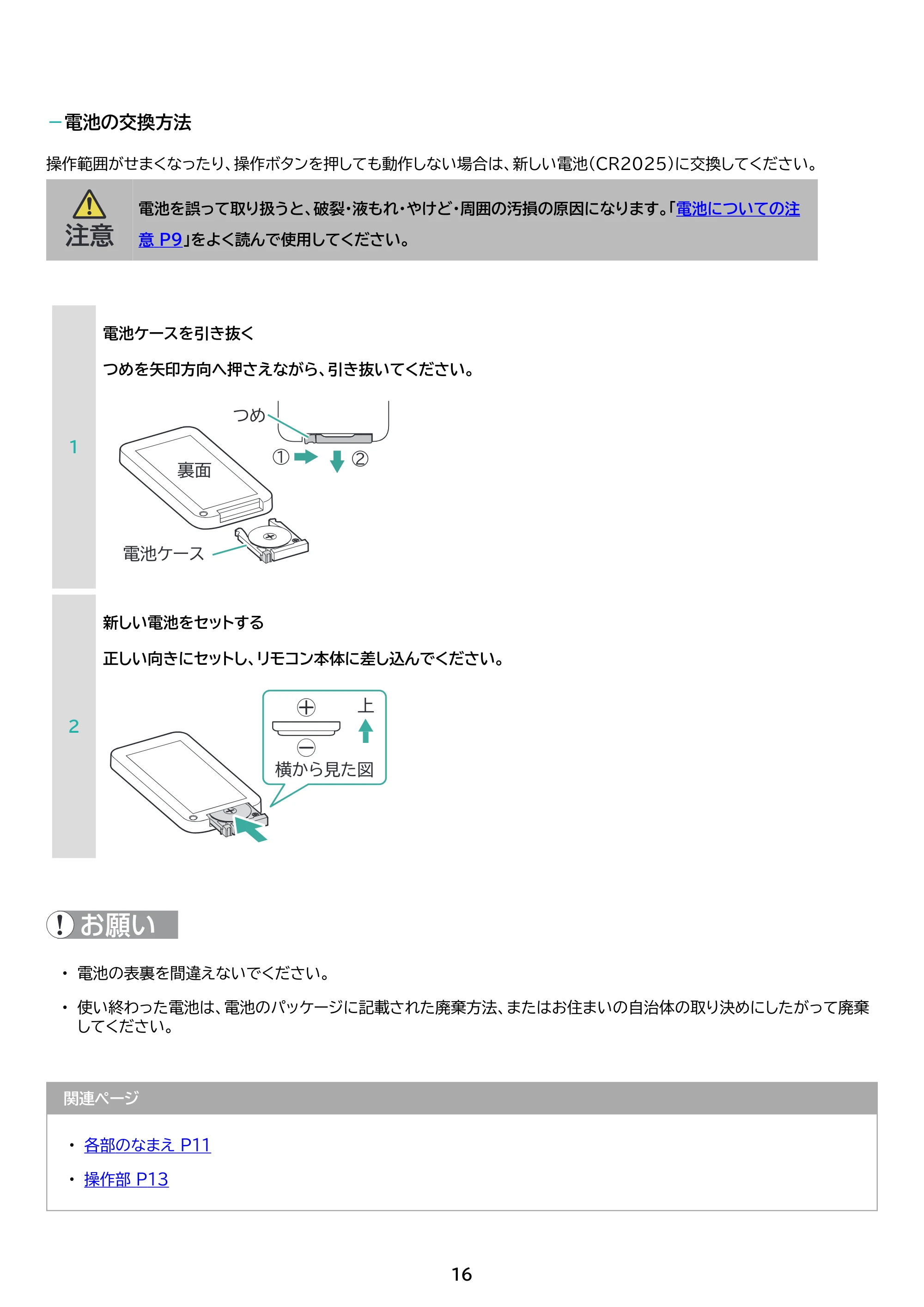 アイリスオーヤマ PCF-MKC15EC 取扱説明書 — 原本ページ — 16ページ