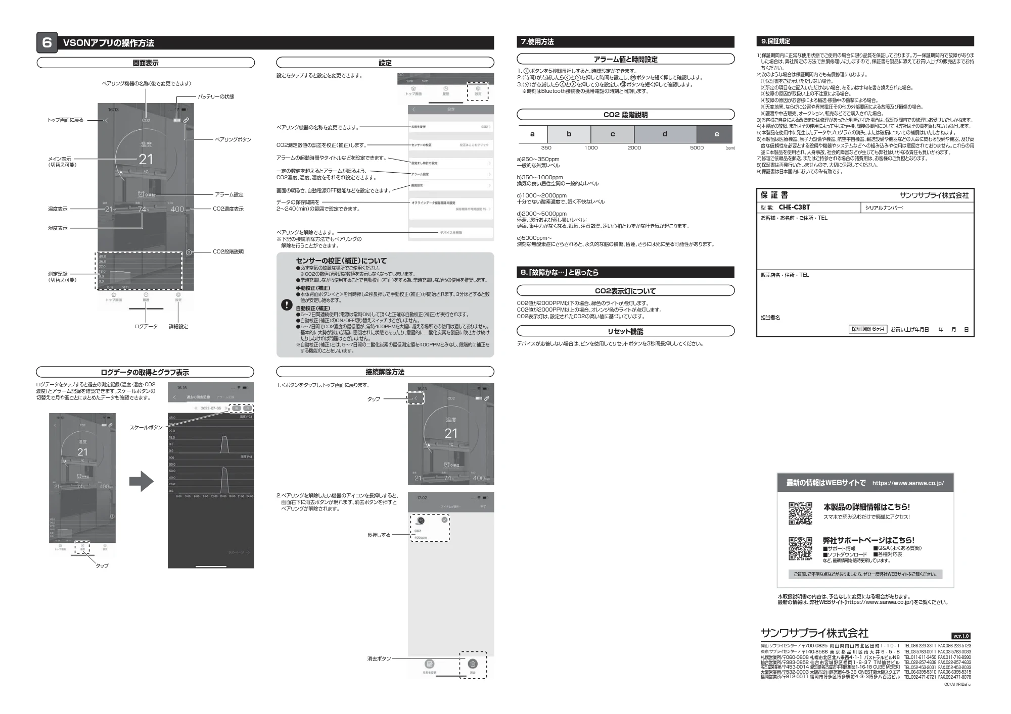 サンワサプライ CHE-C3BT 取扱説明書 — 原本ページ — 2ページ