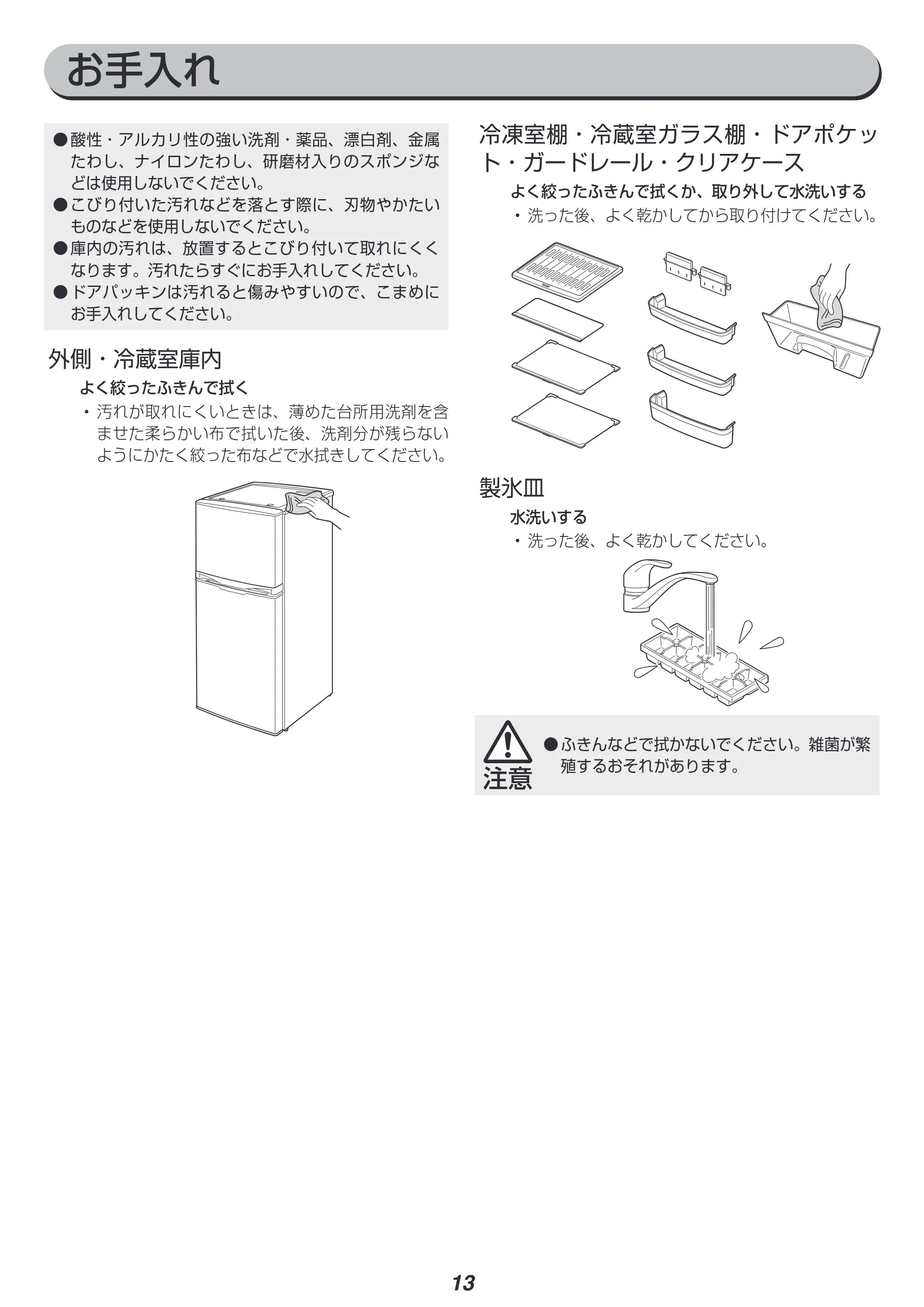 アイリスオーヤマ AF118 取扱説明書 — 原本ページ — 13ページ