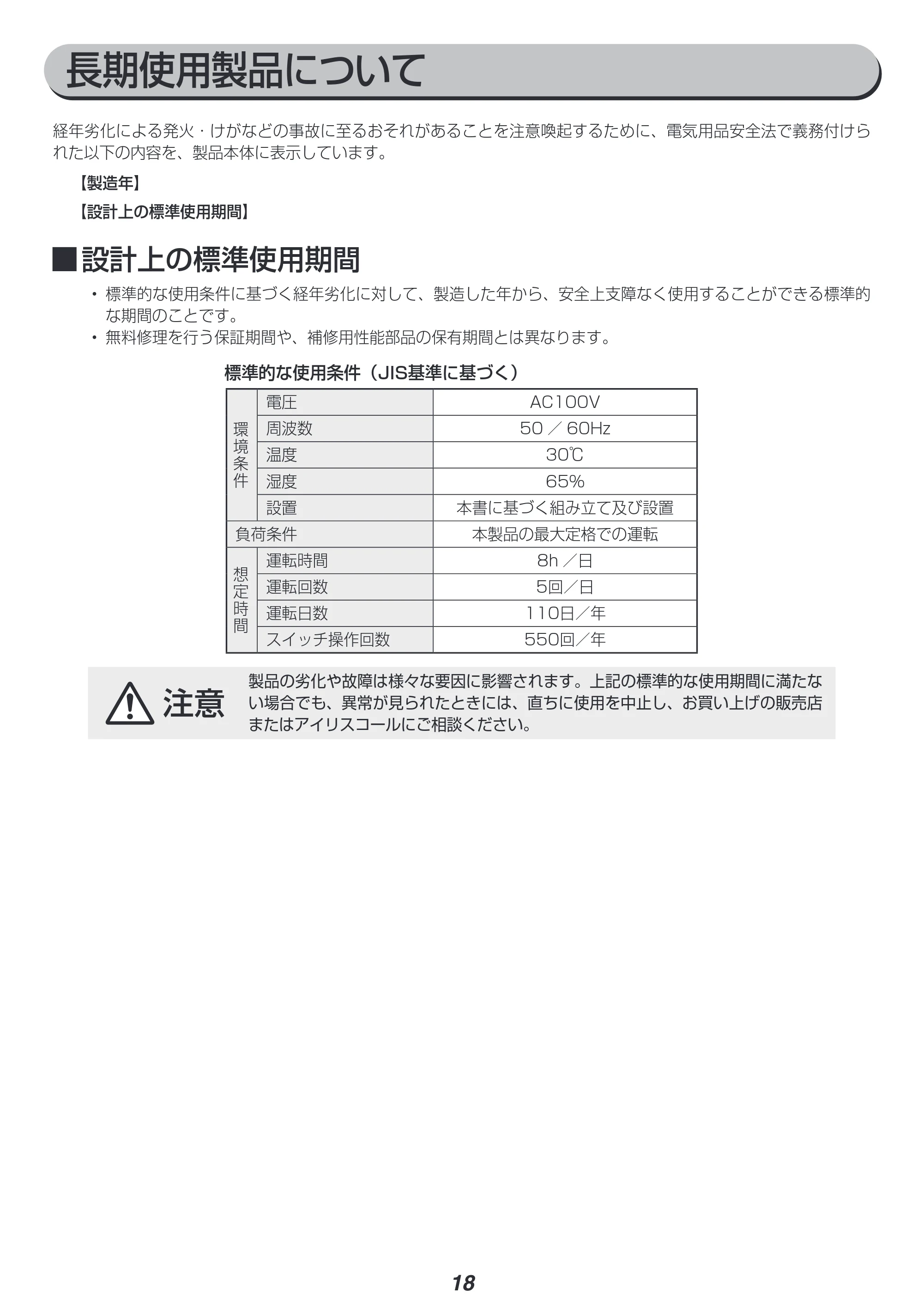 アイリスオーヤマ STF-DC15TC 取扱説明書 — 原本ページ — 18ページ