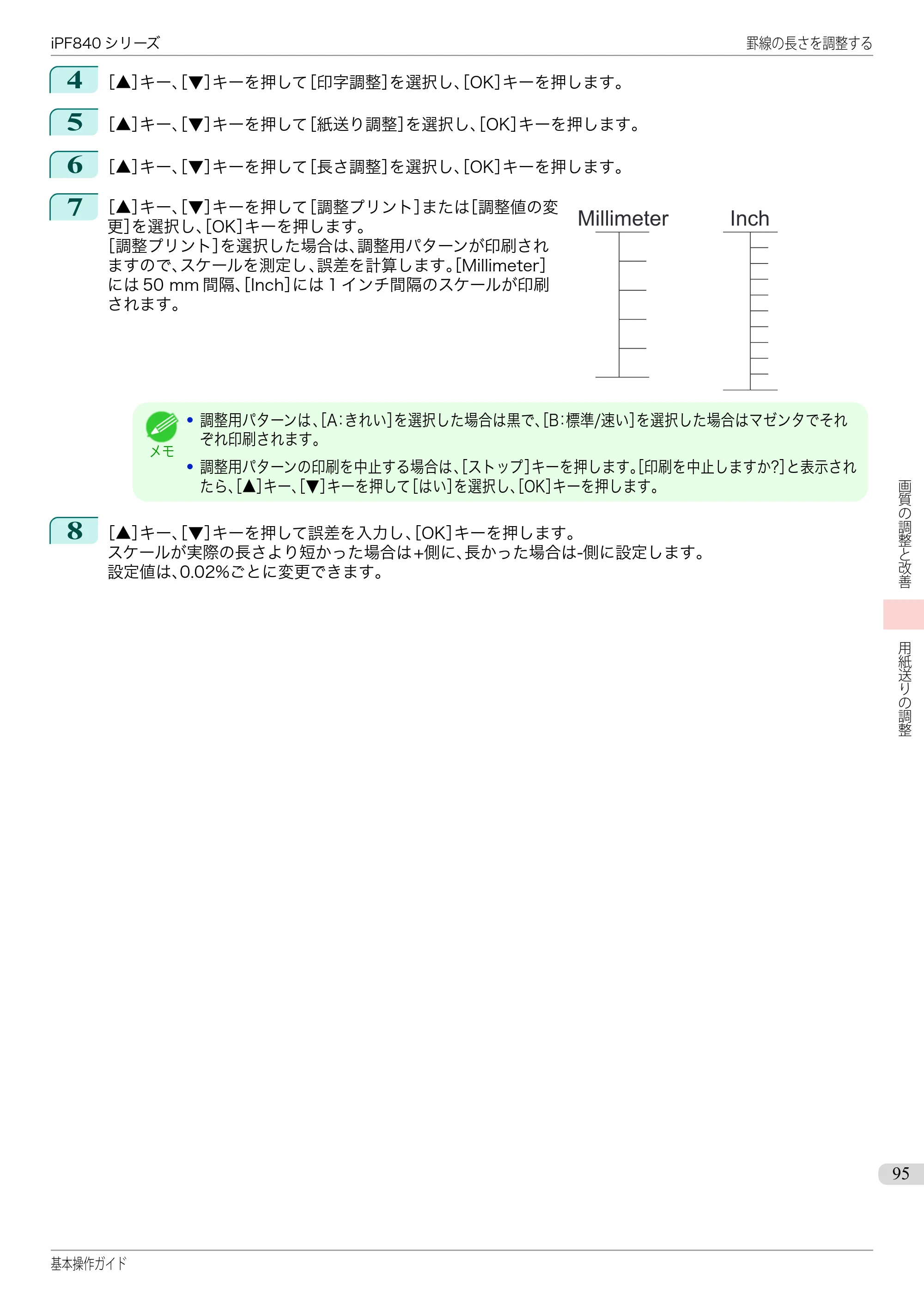 キヤノン iPF830/840/850 iPF840 基本操作ガイド（PDF：7.27MB） — 原本ページ — 95ページ