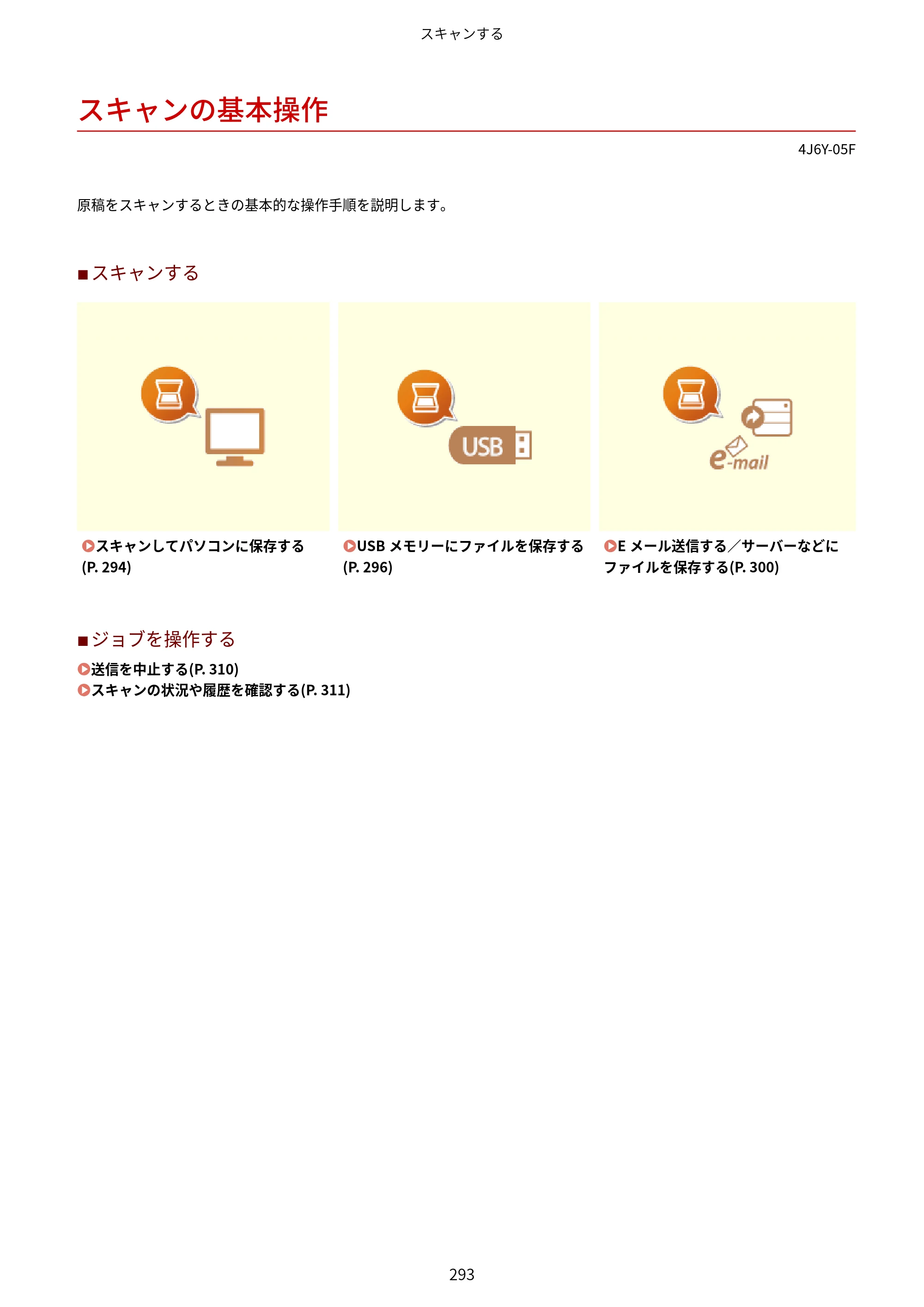 キヤノン MF541dw ユーザーズガイド 2023年8月24日更新（PDF：6.42MB） — スキャンの基本操作 — 原本ページ — 301ページ