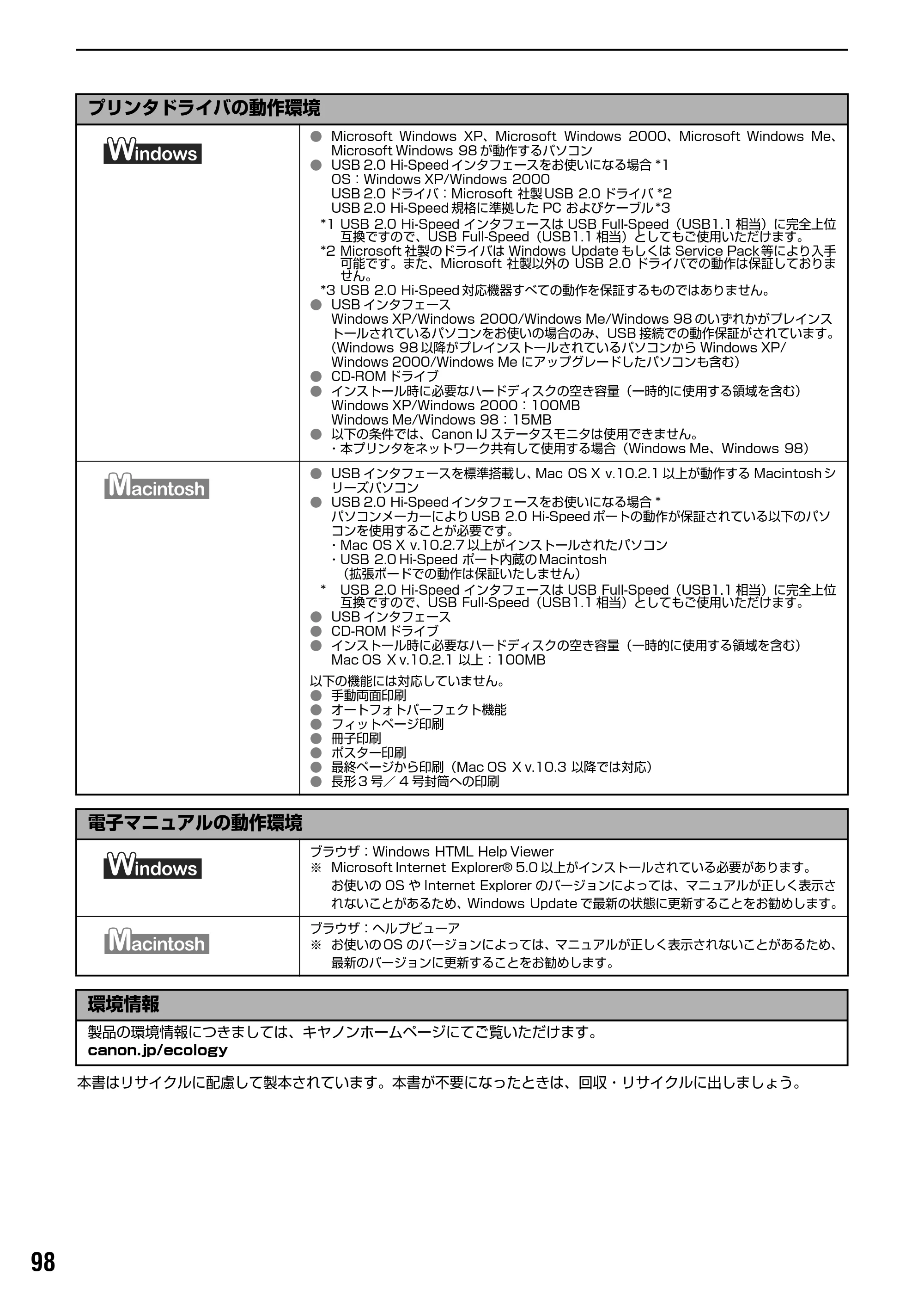 キヤノン PIXUS iP4200 基本操作ガイド （PDF形式／18.35Mバイト） — 原本ページ — 100ページ