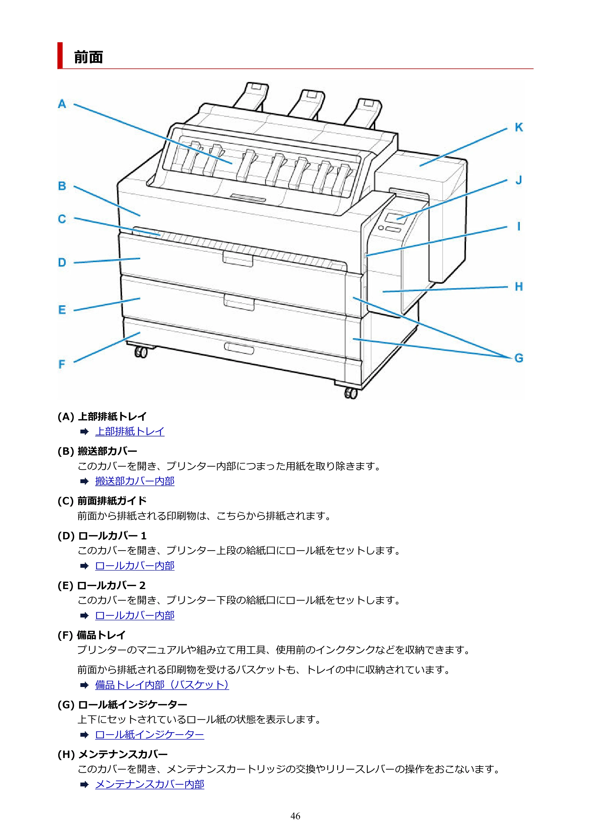 キヤノン TZ-30000 TZ-30000 オンラインマニュアル PDF版(Mac版)2023年1月26日更新(PDF:13.3MB) — 前面 — 原本ページ — 46ページ