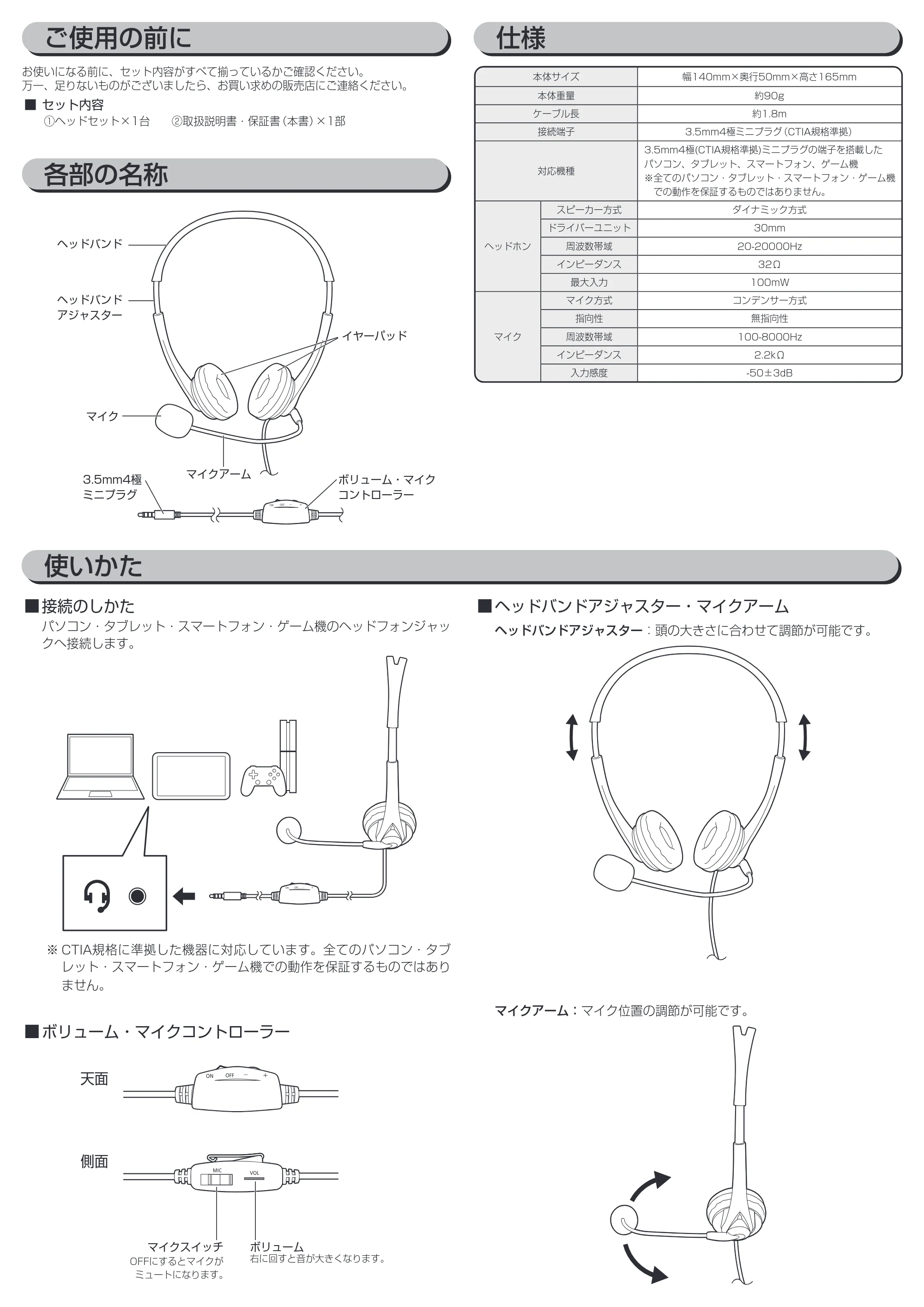 アイリスオーヤマ IHS-P01 取扱説明書 — 原本ページ — 2ページ