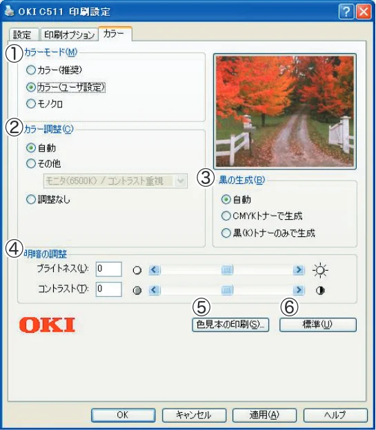 沖電気 C301dn / C312dn / C511dn ユーザーズマニュアル セットアップと使いかた編 言語 : 日本語 ac1 (サイズ: 32.7 MB) — Windows XPSプリンタードライバーの機能 — 図版 77-1 — 77ページ