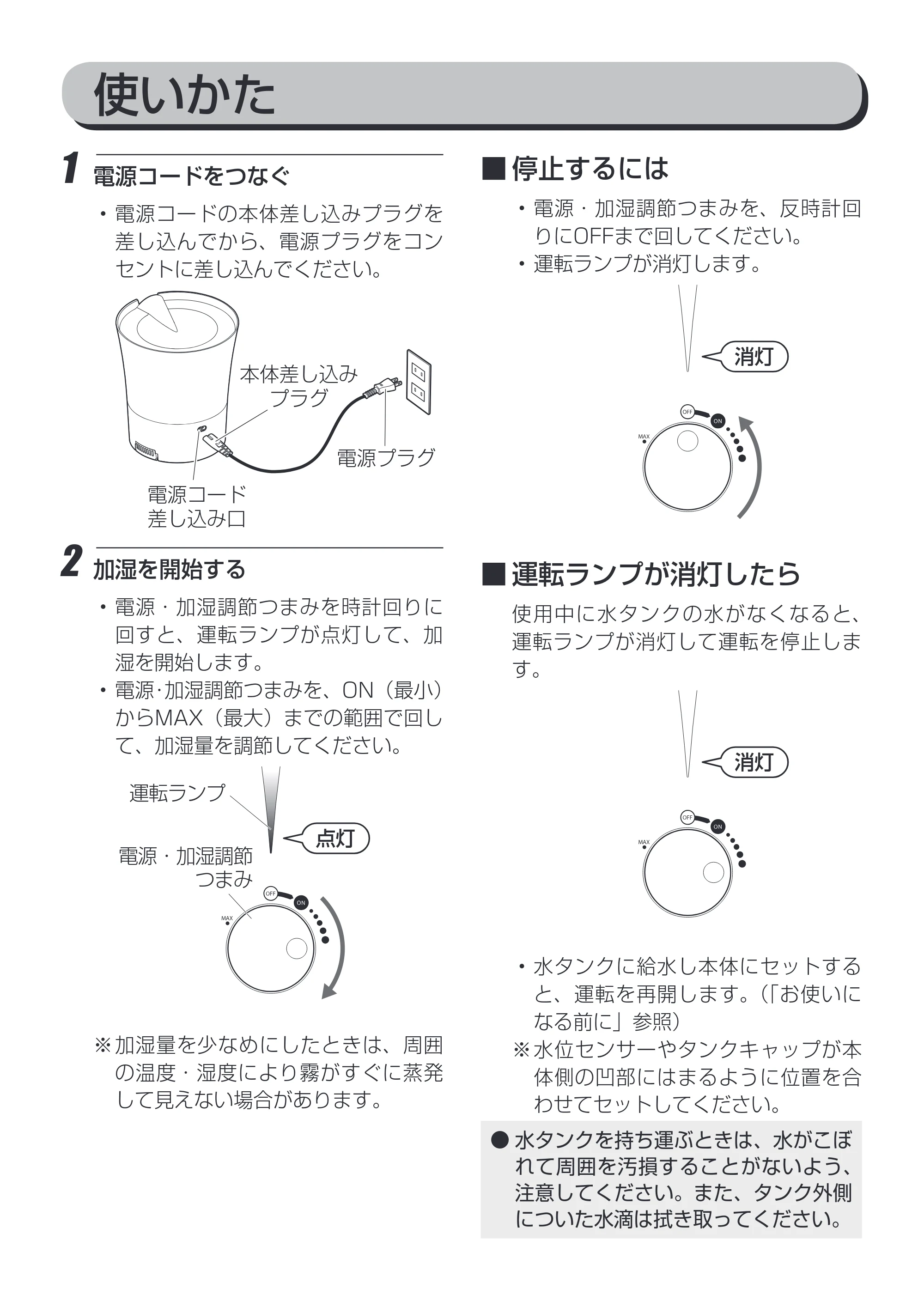 アイリスオーヤマ UHM-300P 取扱説明書 — 原本ページ — 10ページ