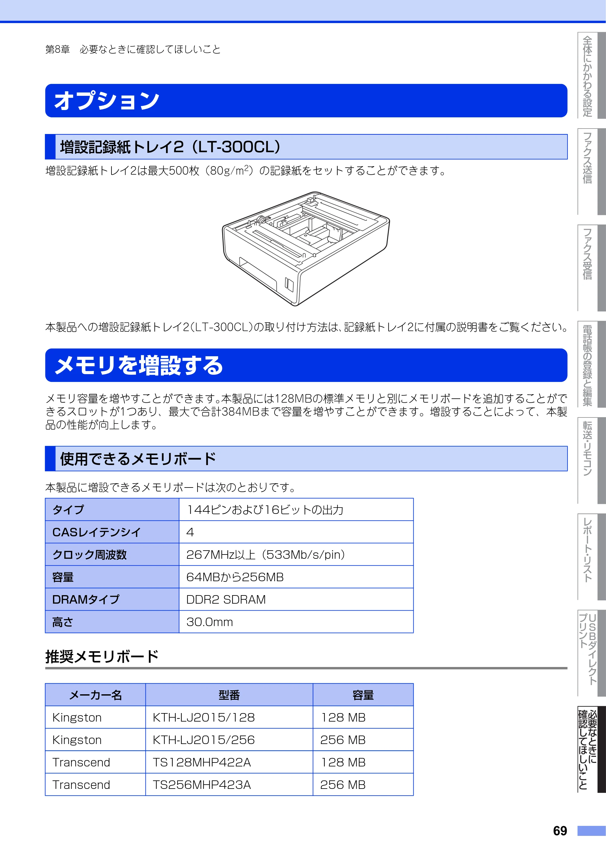 ブラザー MFC-9460CDN ユーザーズガイド ～応用編～ — オプション — 原本ページ — 69ページ