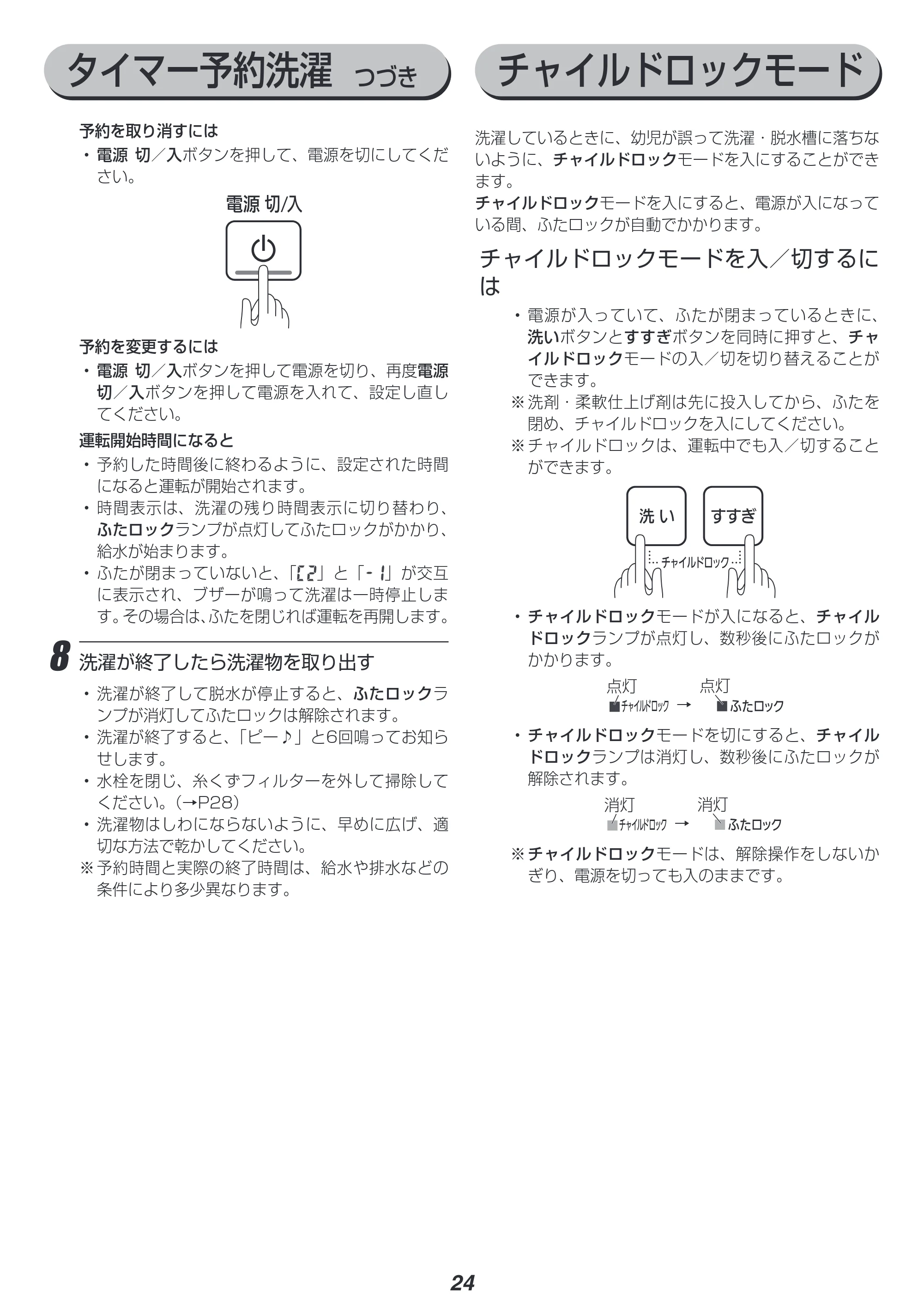 アイリスオーヤマ IAW-T804E 取扱説明書 — 原本ページ — 24ページ