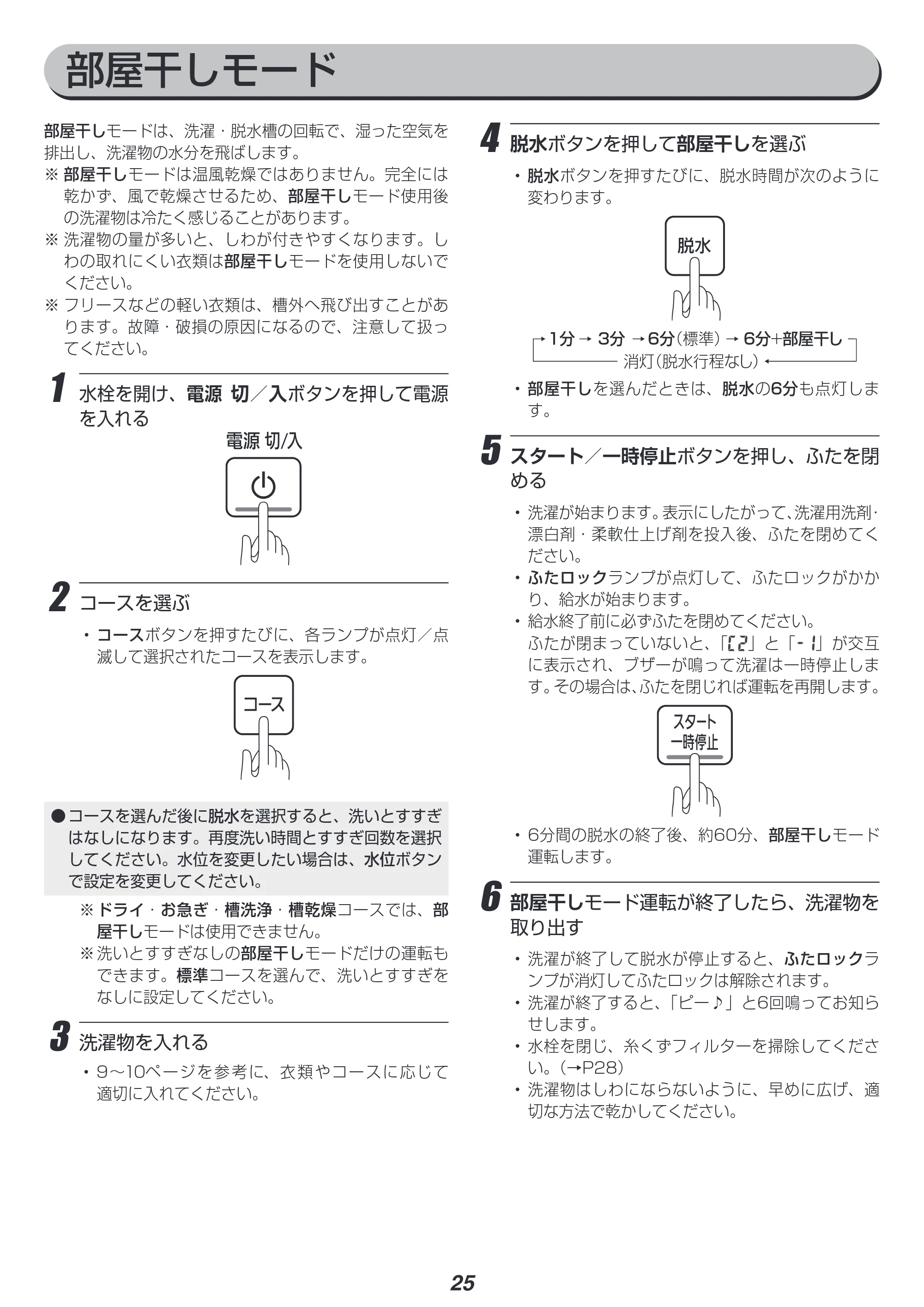 アイリスオーヤマ IAW-T804E 取扱説明書 — 原本ページ — 25ページ