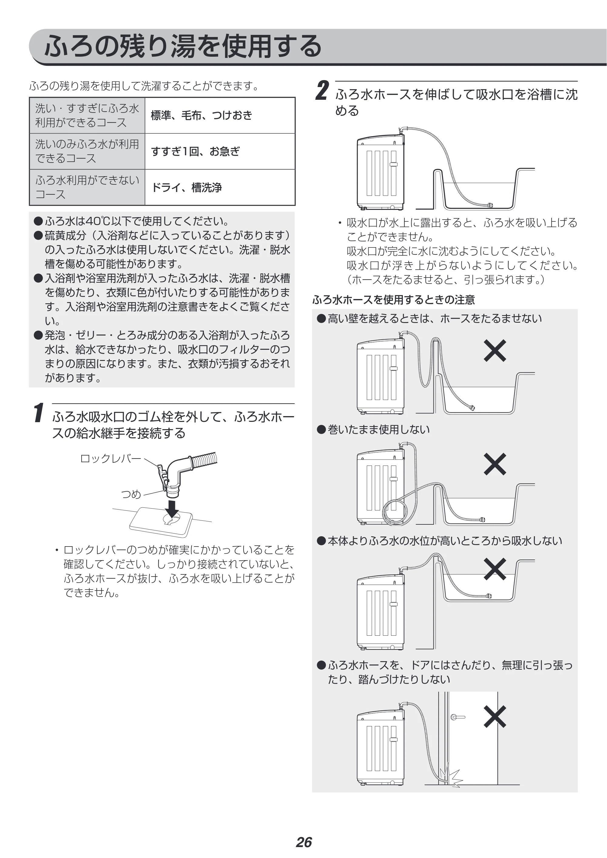 アイリスオーヤマ IAW-T804E 取扱説明書 — 原本ページ — 26ページ