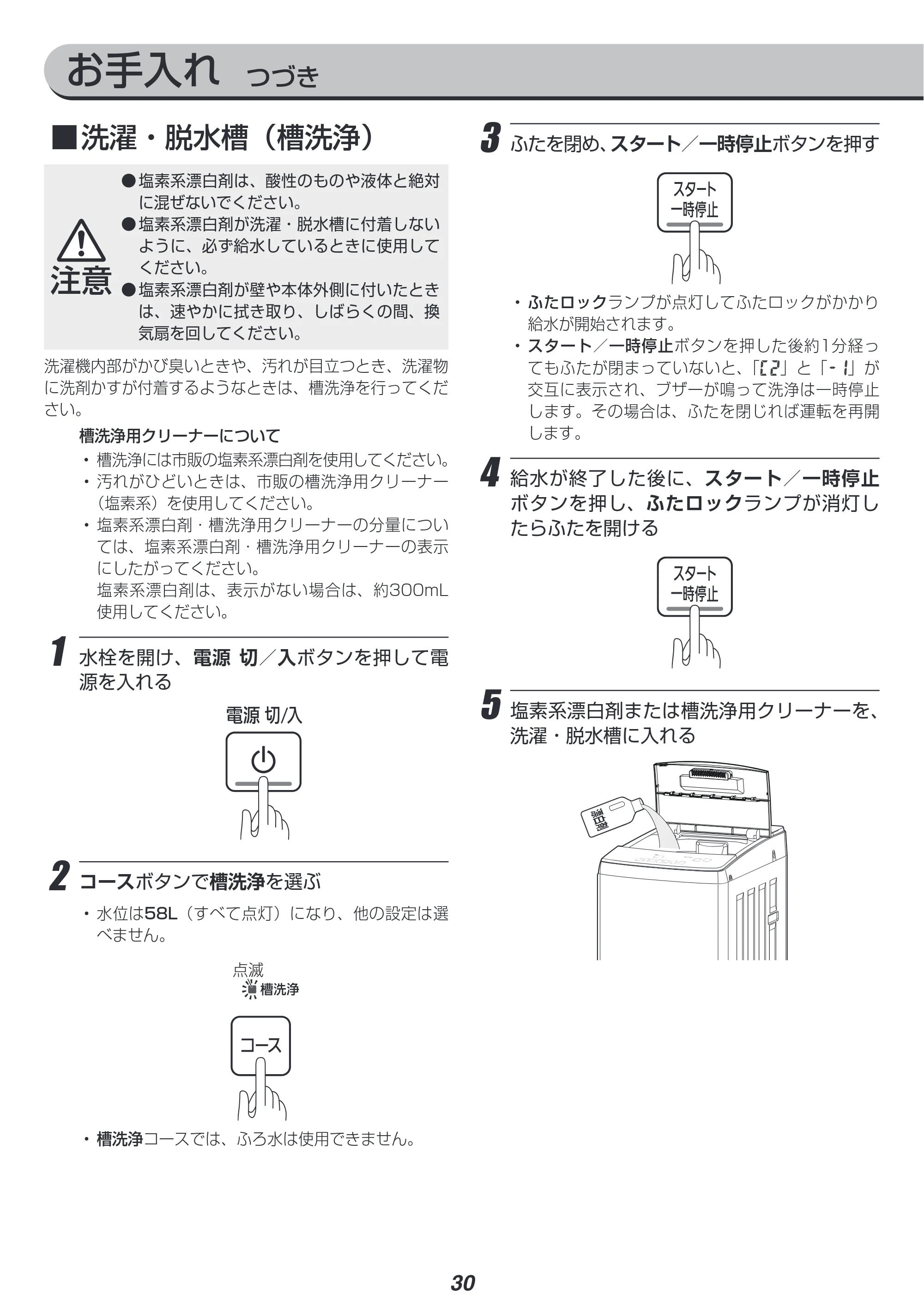 アイリスオーヤマ IAW-T804E 取扱説明書 — 原本ページ — 30ページ