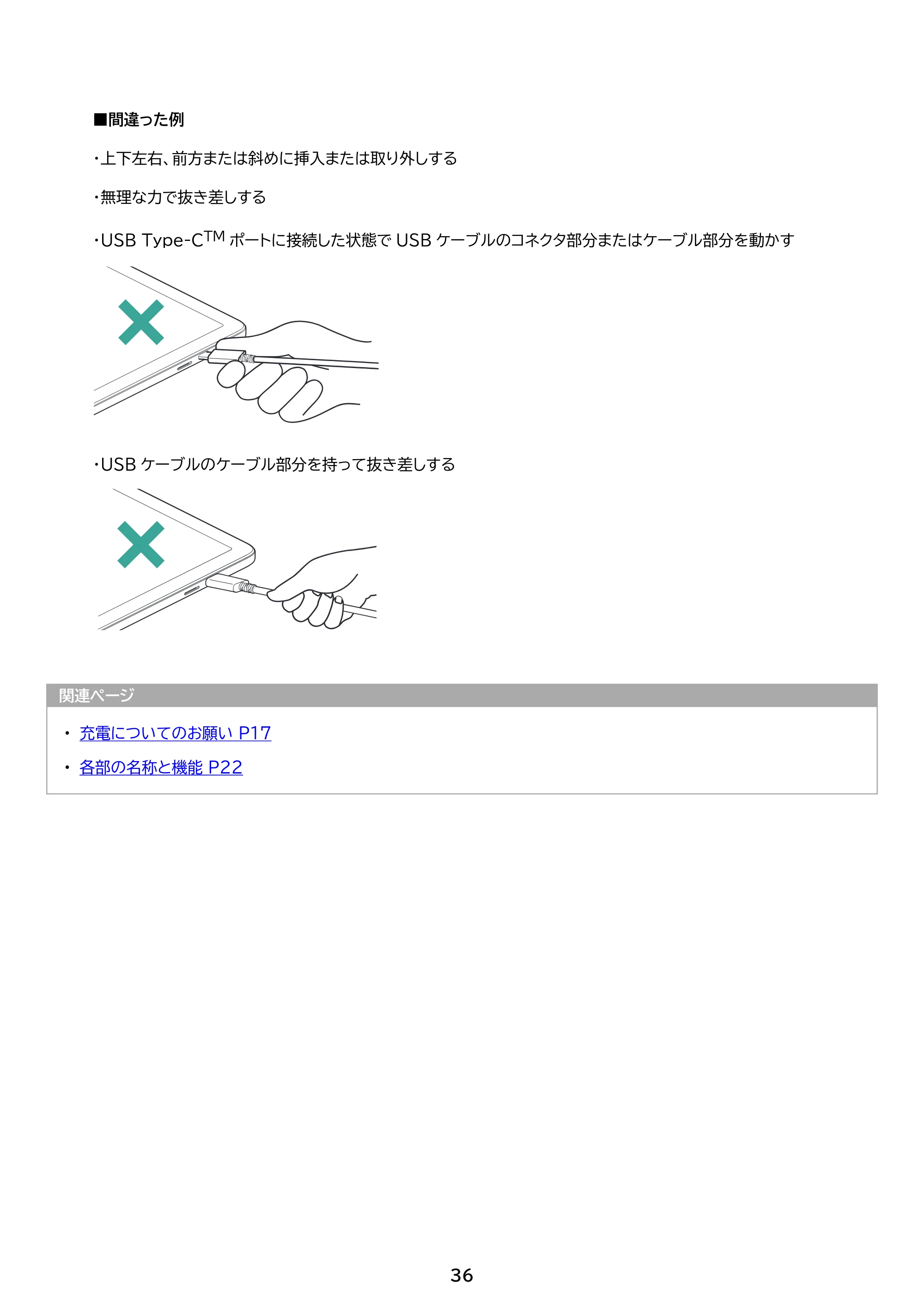 アイリスオーヤマ TE10D1M64-KV1B 取扱説明書 — 原本ページ — 36ページ