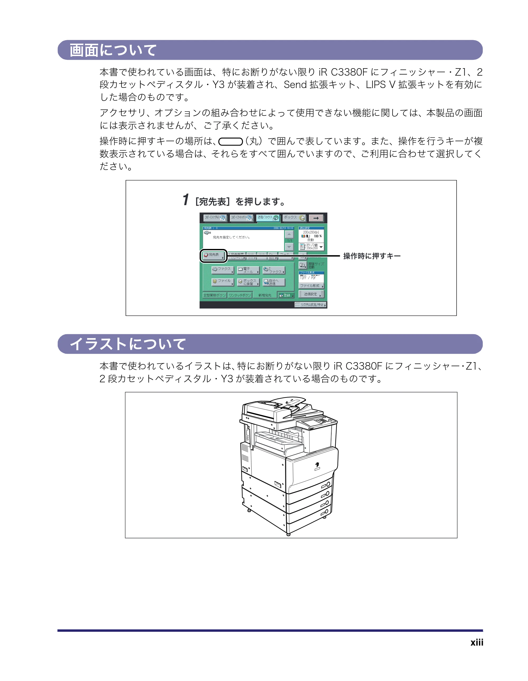 キヤノン iR C3380/C3380F/C2880/C2880F 送信/ファクスガイド (PDF形式/26.18Mバイト) — 原本ページ — 15ページ