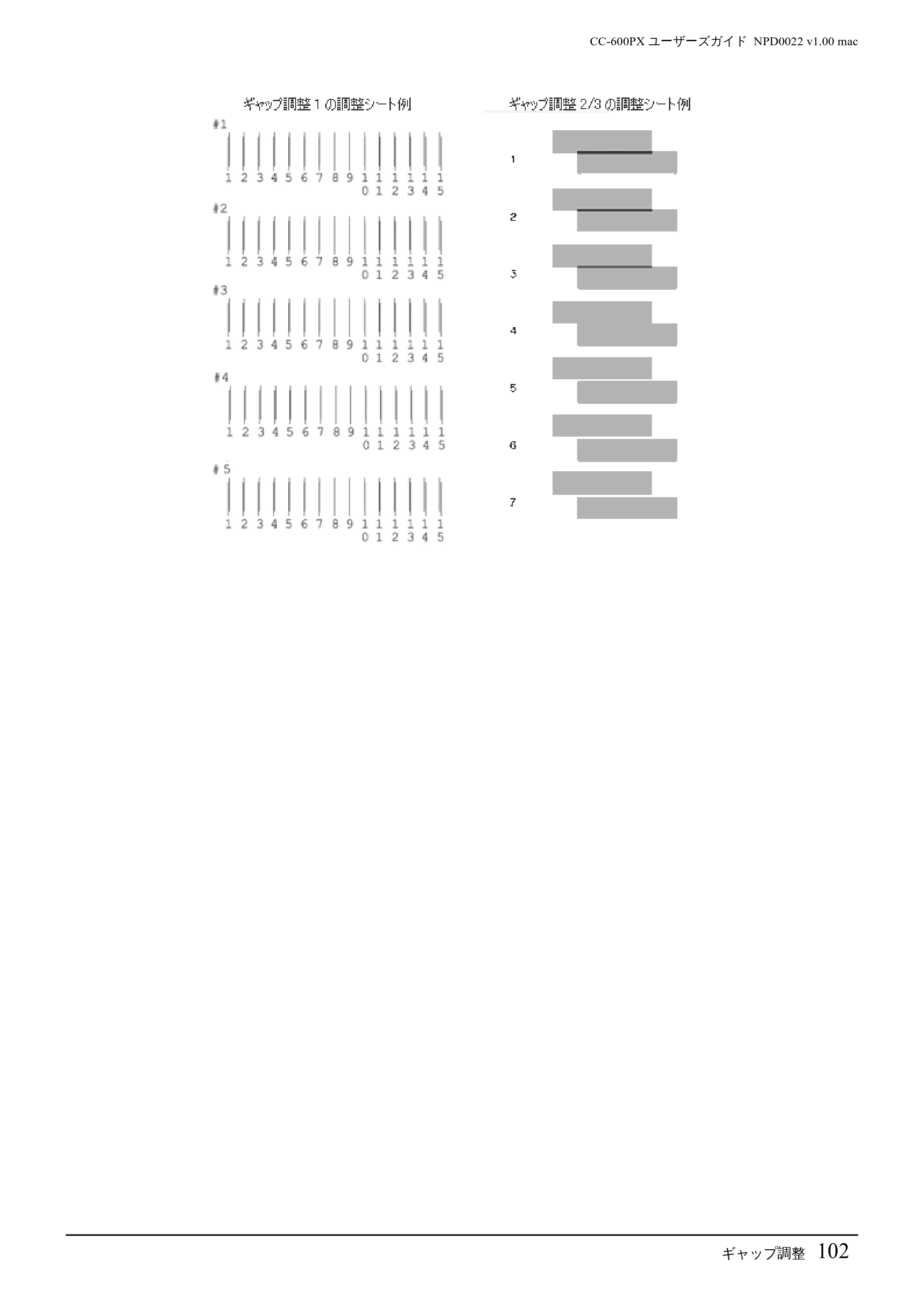 エプソン CC-600PX ユーザーズガイド for Macintosh — #3a,o 1234567891112i111 — 原本ページ — 102ページ