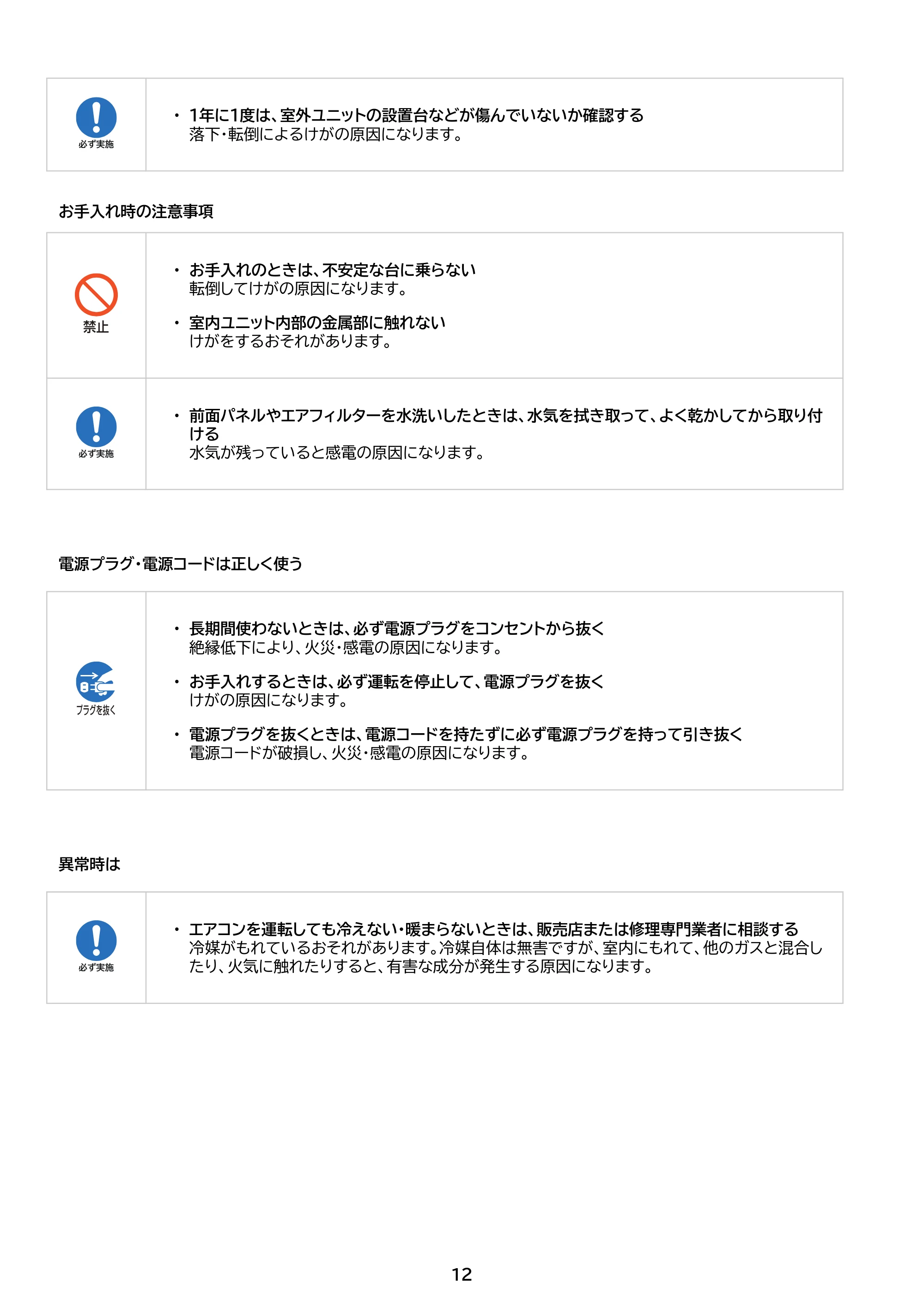 アイリスオーヤマ IHF-4009G 取扱説明書 — 原本ページ — 12ページ