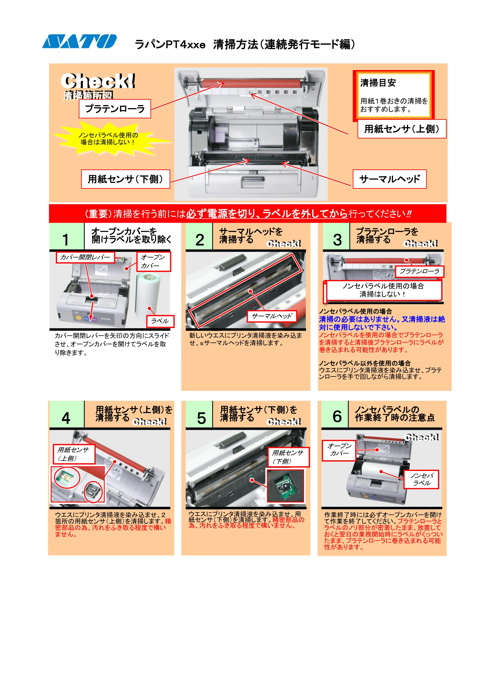 サトー lapin(ラパン)PT408e / 412e 、Petit lapin(プチラパン)PT200e / 208e / 208m / 208j / apin(ラパン)PT408e / 412e 、Petit lapin(プチラパン)PT200e / 208e / 208m / 208j PDFを見る — 原本ページ — 1ページ
