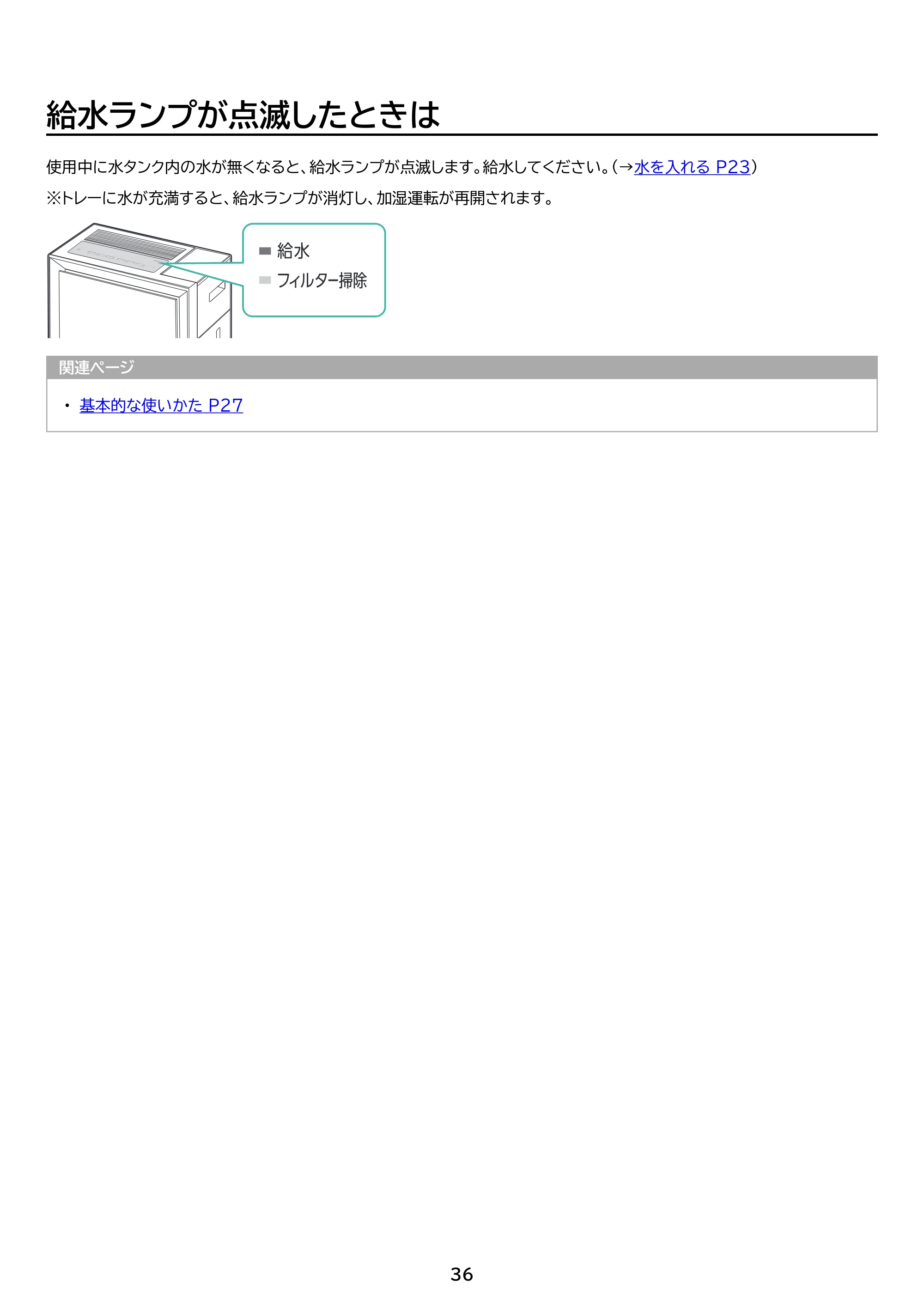 アイリスオーヤマ KAP-AH501 取扱説明書 — 原本ページ — 36ページ