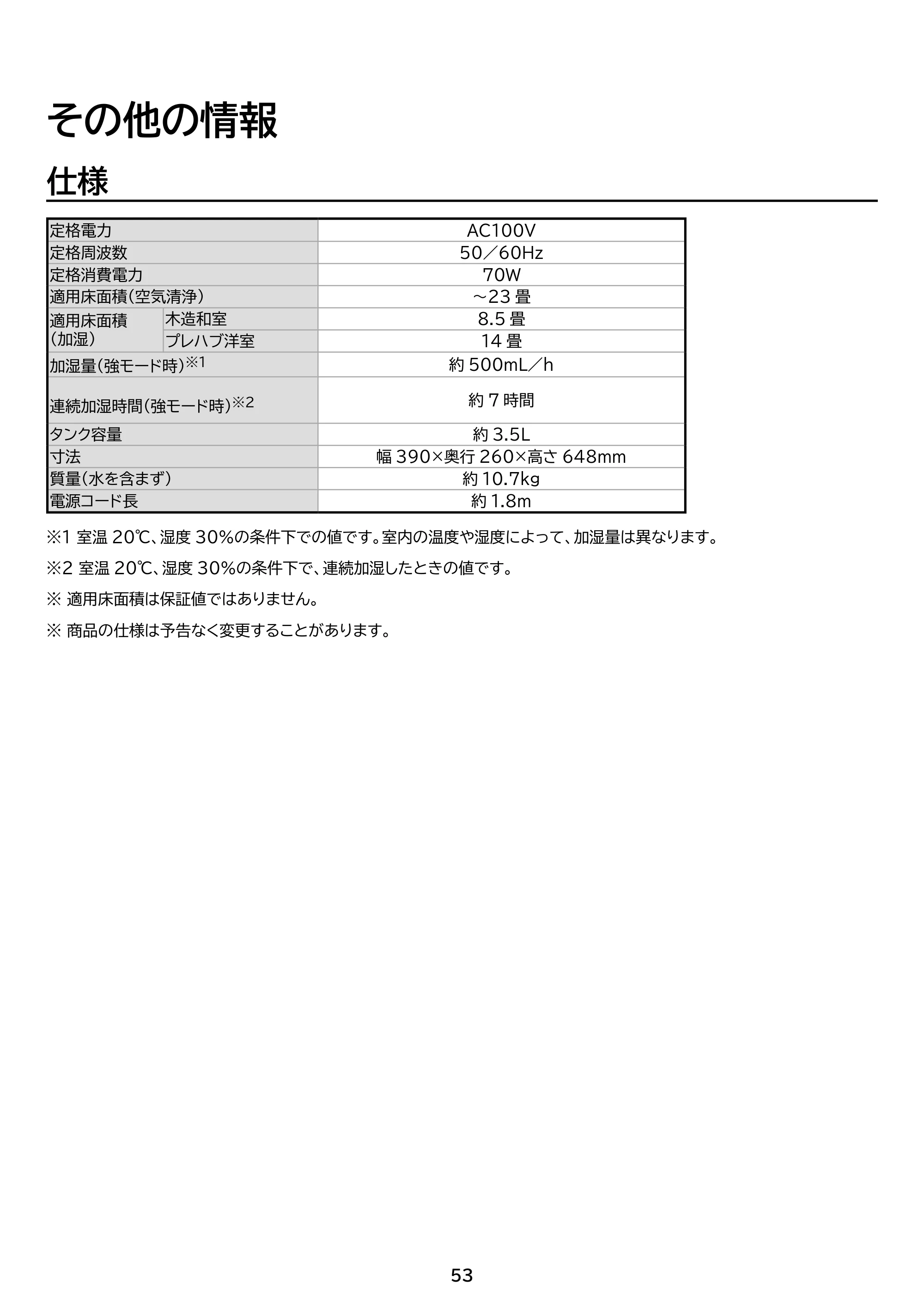 アイリスオーヤマ KAP-AH501 取扱説明書 — 原本ページ — 53ページ