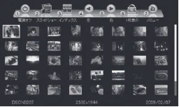 日立 HPF-A7 取扱説明書 — サムネイル画面の表示モードについて — 図版 36-3 — 36ページ