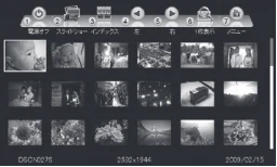日立 HPF-A7 取扱説明書 — サムネイル画面の表示モードについて — 図版 36-4 — 36ページ