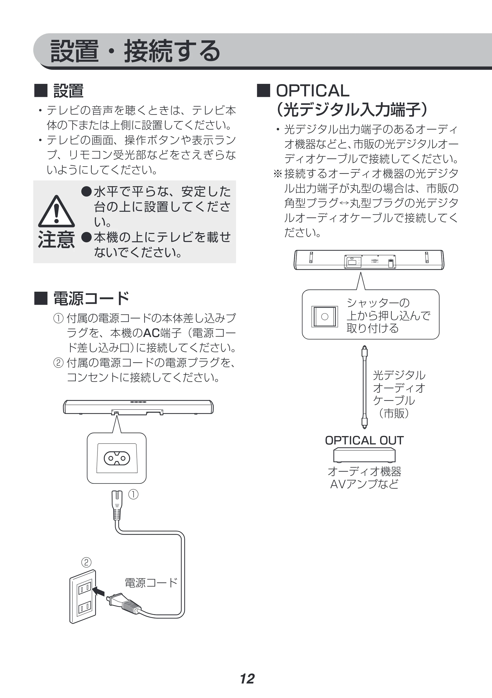 アイリスオーヤマ IHT-S201 取扱説明書 — 原本ページ — 12ページ
