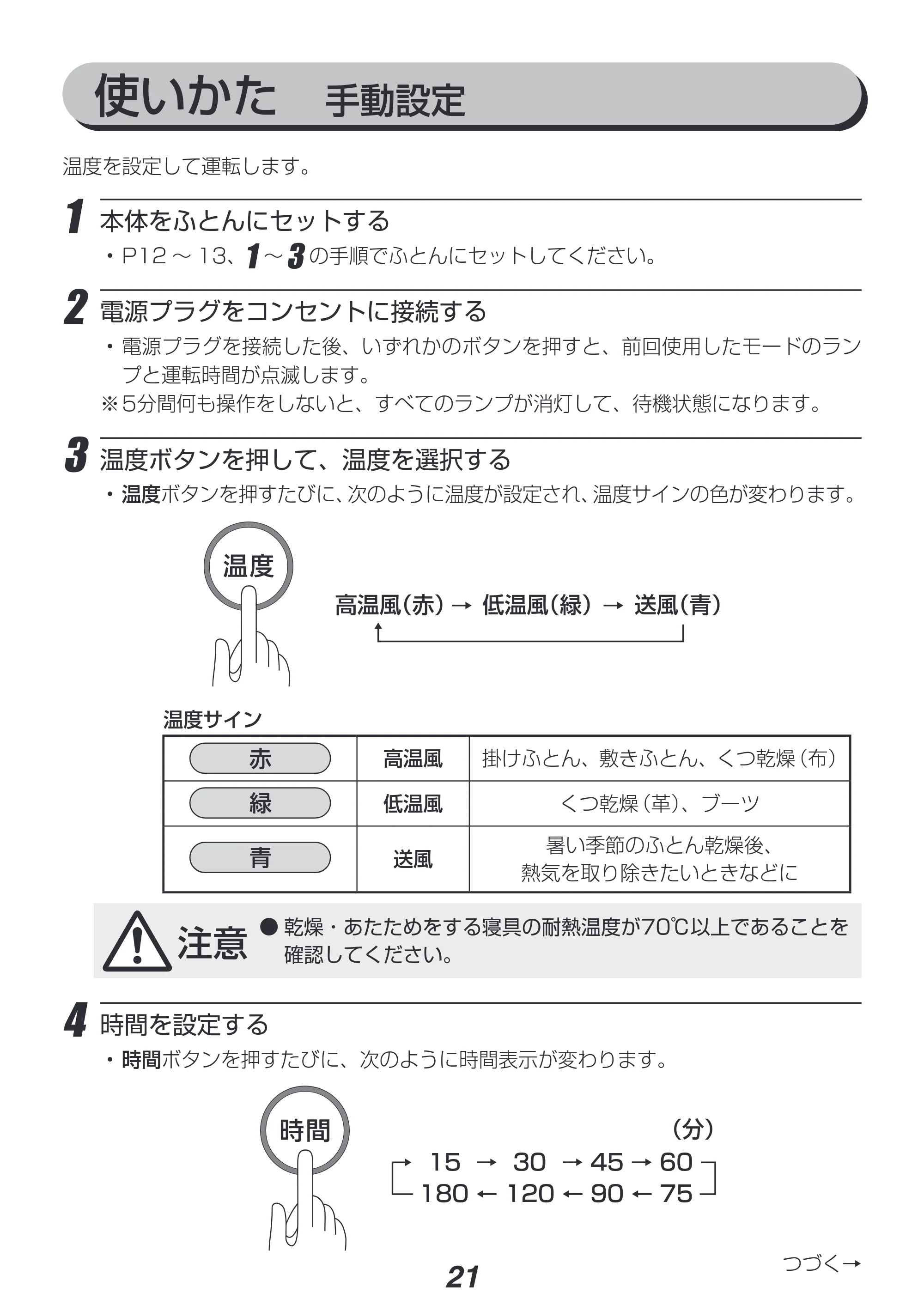 アイリスオーヤマ KFK-104R 取扱説明書 — 原本ページ — 21ページ