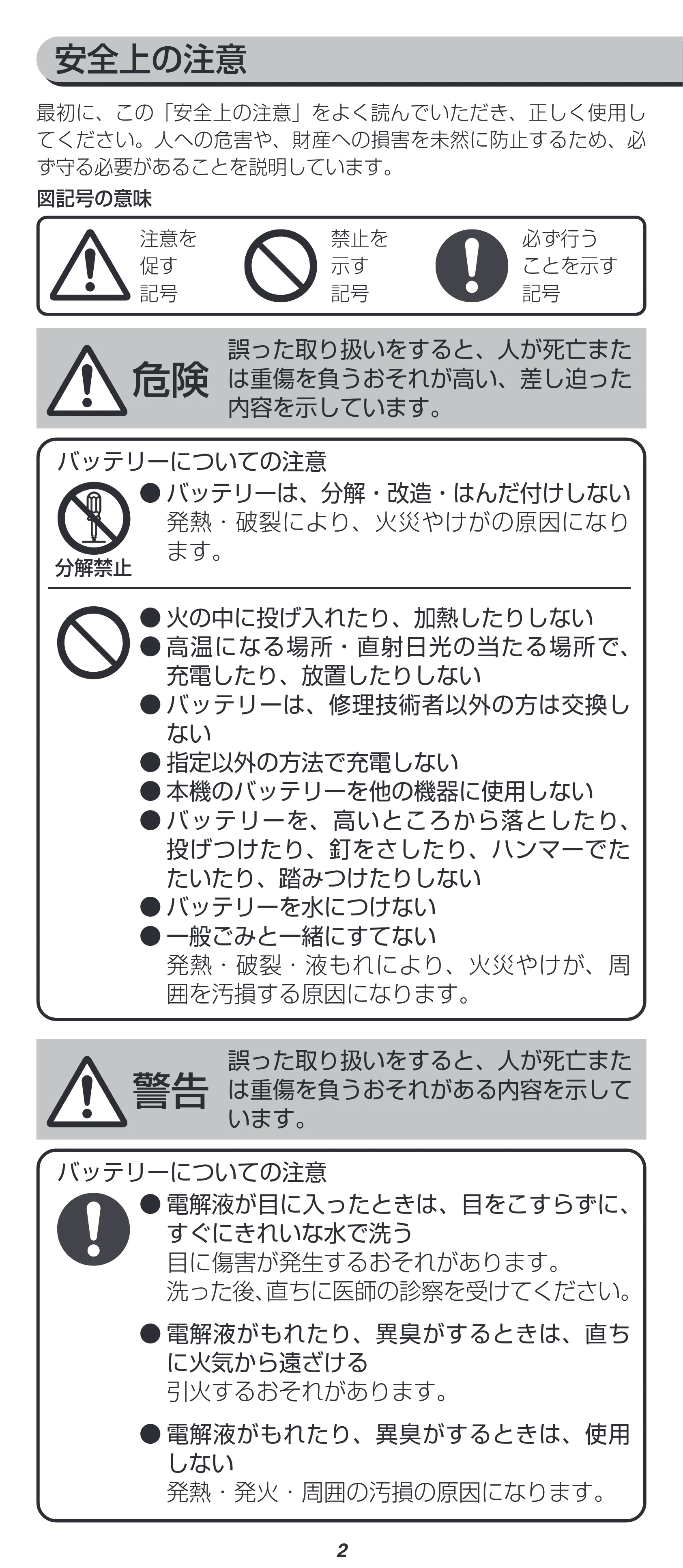 アイリスオーヤマ MKH-150 取扱説明書 — 原本ページ — 2ページ