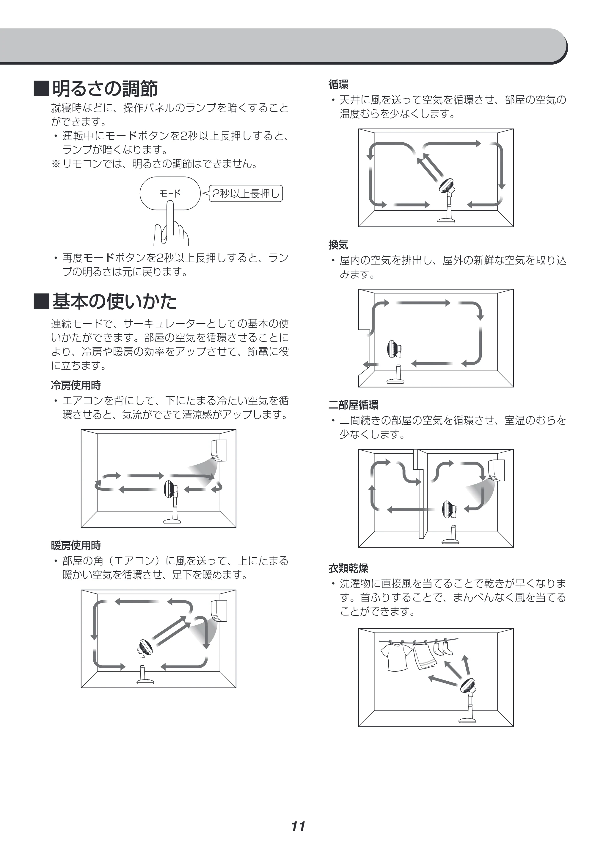 アイリスオーヤマ STF-DCC15T 取扱説明書 — 原本ページ — 11ページ