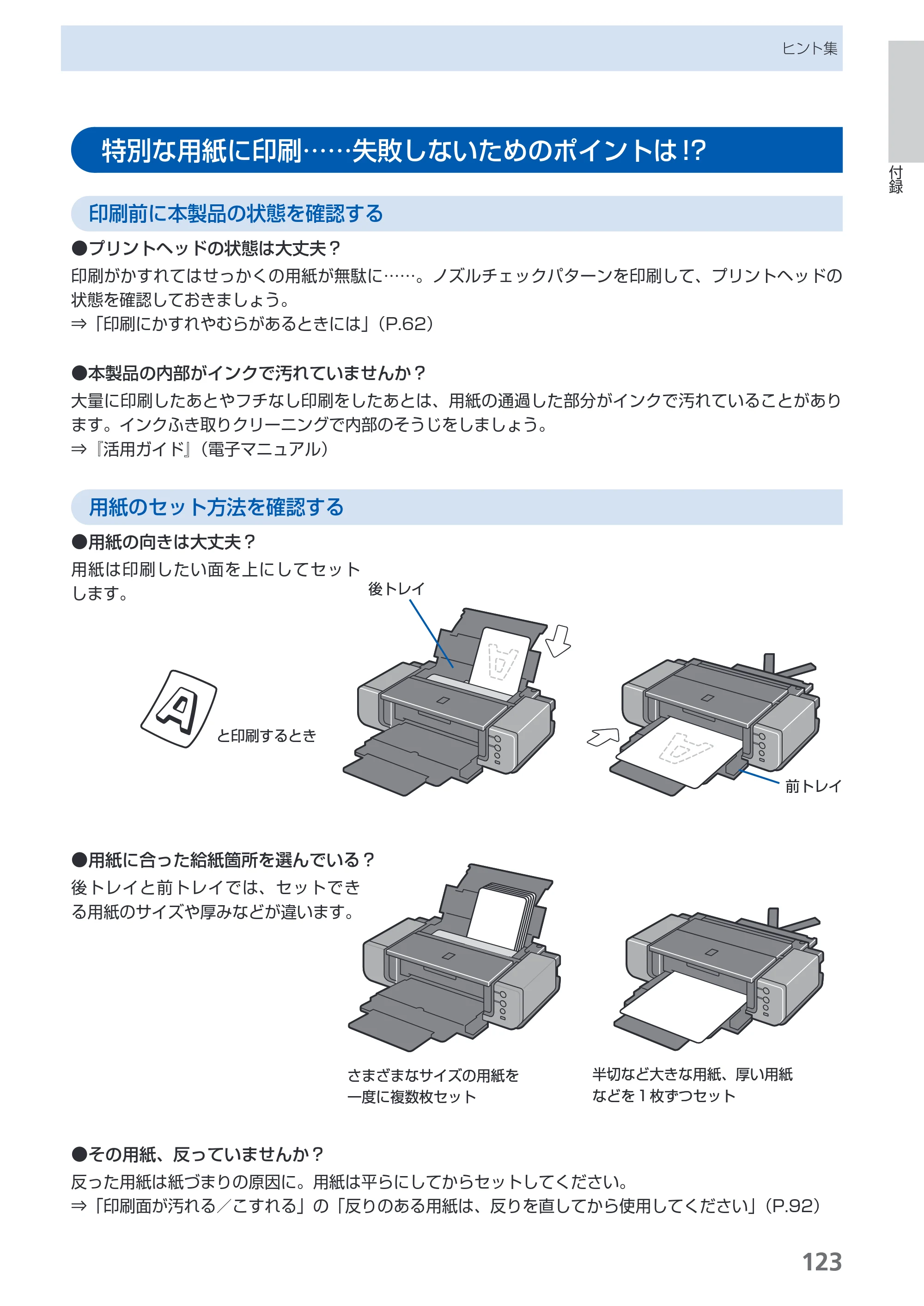 キヤノン PIXUS Pro9500 Mark II 基本操作ガイド （PDF形式／15.82Mバイト） — 原本ページ — 125ページ