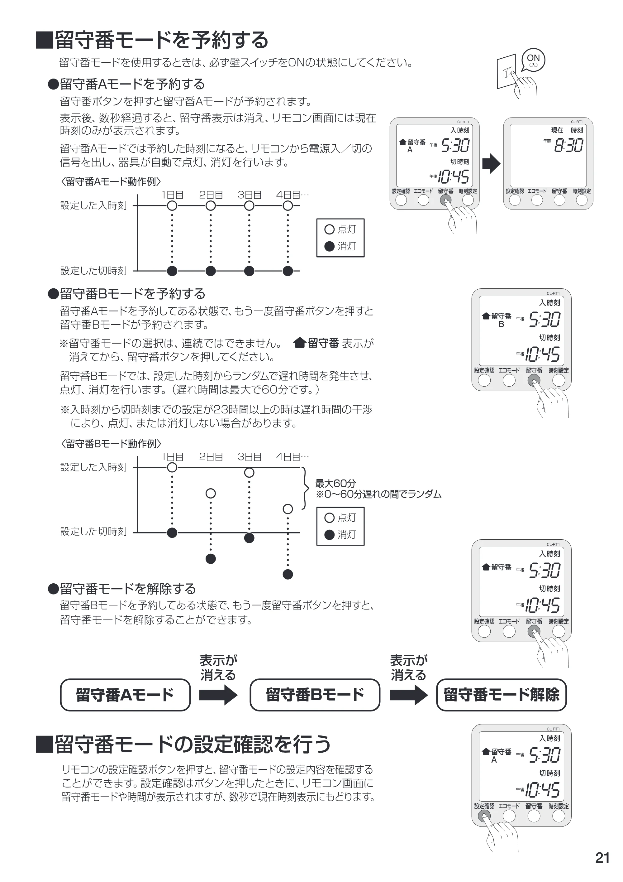 アイリスオーヤマ CL8DL-USL1 取扱説明書 — 原本ページ — 21ページ
