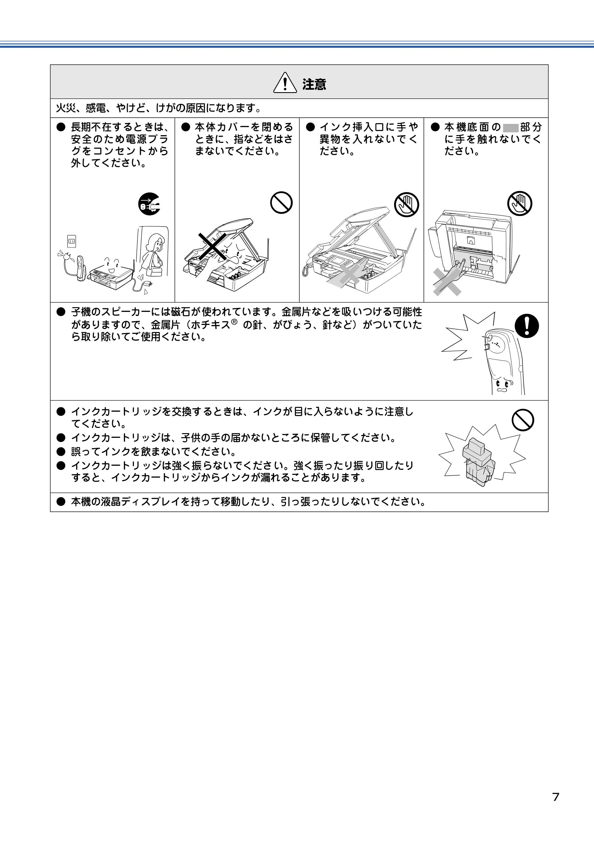 ブラザー MFC-830CLN / MFC-830CLWN / MFC-840CLN 取扱説明書(本体) — 原本ページ — 8ページ