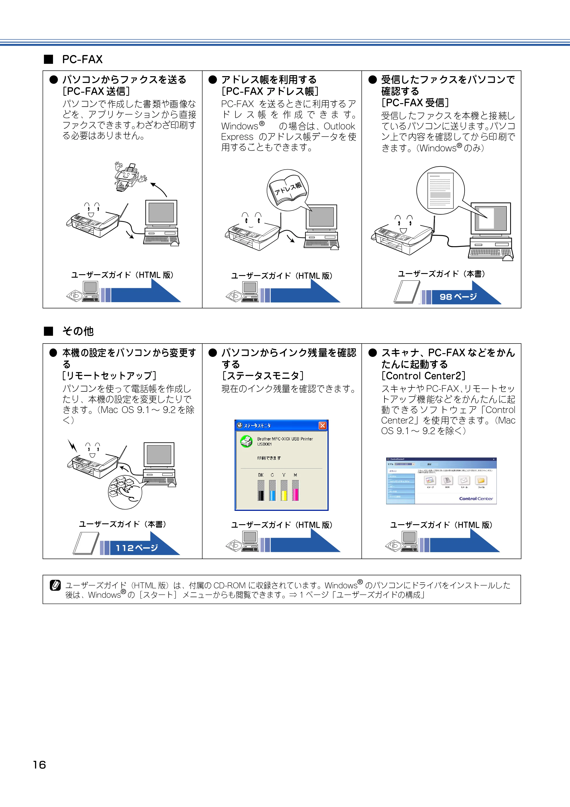 ブラザー MFC-830CLN / MFC-830CLWN / MFC-840CLN 取扱説明書(本体) — 原本ページ — 17ページ