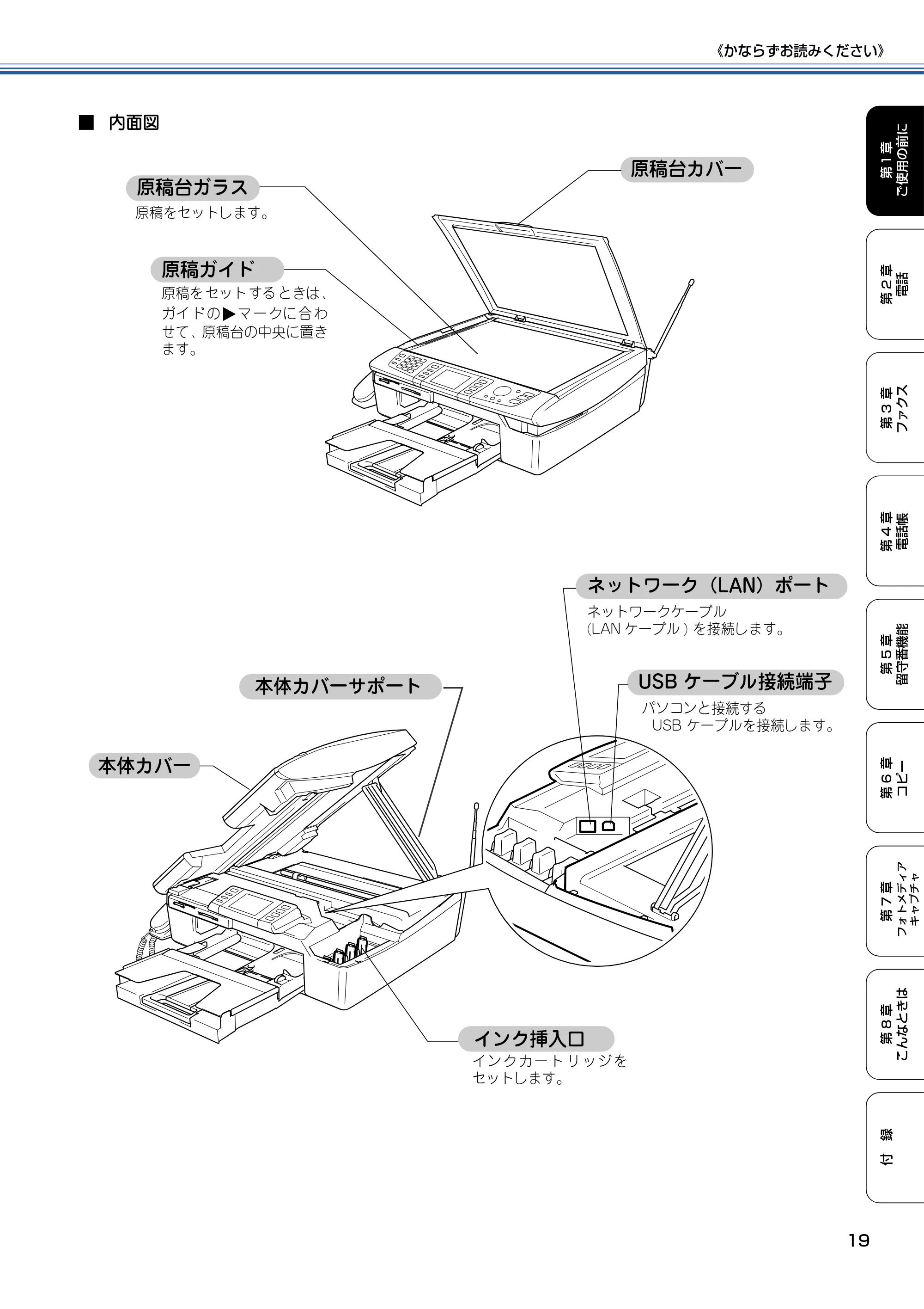 ブラザー MFC-830CLN / MFC-830CLWN / MFC-840CLN 取扱説明書(本体) — 原本ページ — 20ページ