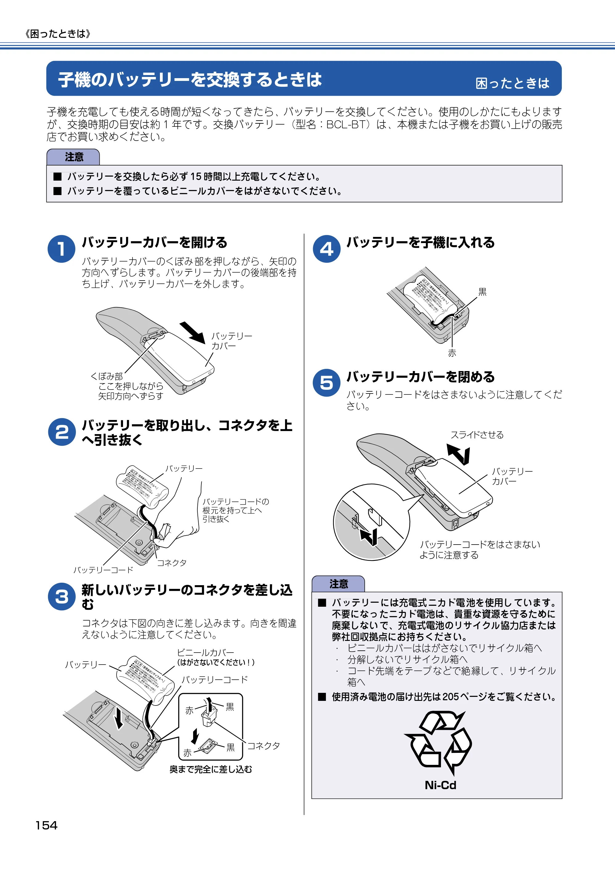 ブラザー MFC-830CLN / MFC-830CLWN / MFC-840CLN 取扱説明書（本体） — 困ったときは — 原本ページ — 155ページ