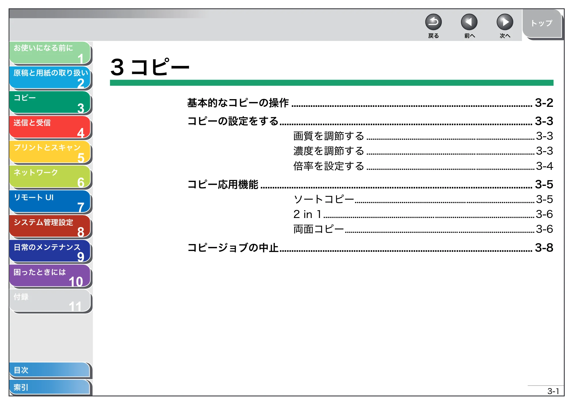 キヤノン MF4270 操作ガイド(総合編) (PDF形式/11.49Mバイト) — 3 コピー — 原本ページ — 48ページ