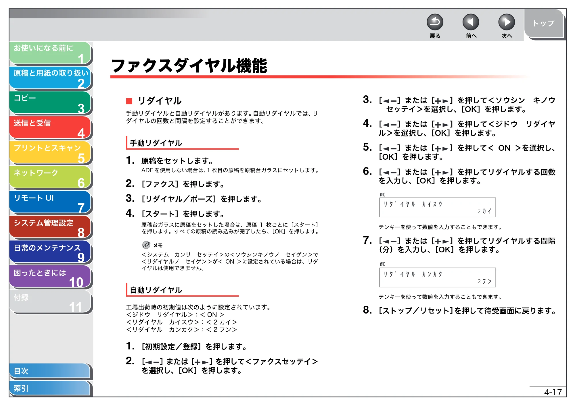 キヤノン MF4270 操作ガイド(総合編) (PDF形式/11.49Mバイト) — ファクスダイヤル機能 — 原本ページ — 72ページ