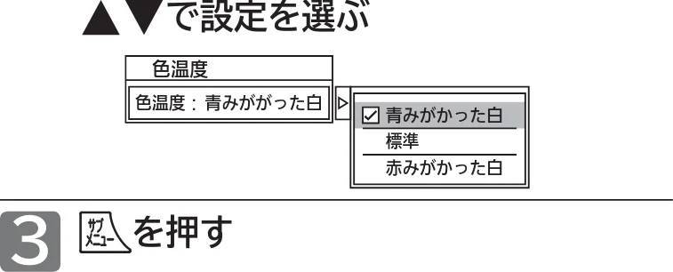 日立 L43-GP35 / L32-GP35 取扱説明書 — 映像設定をする(つづき) — 図版 126-1 — 126ページ